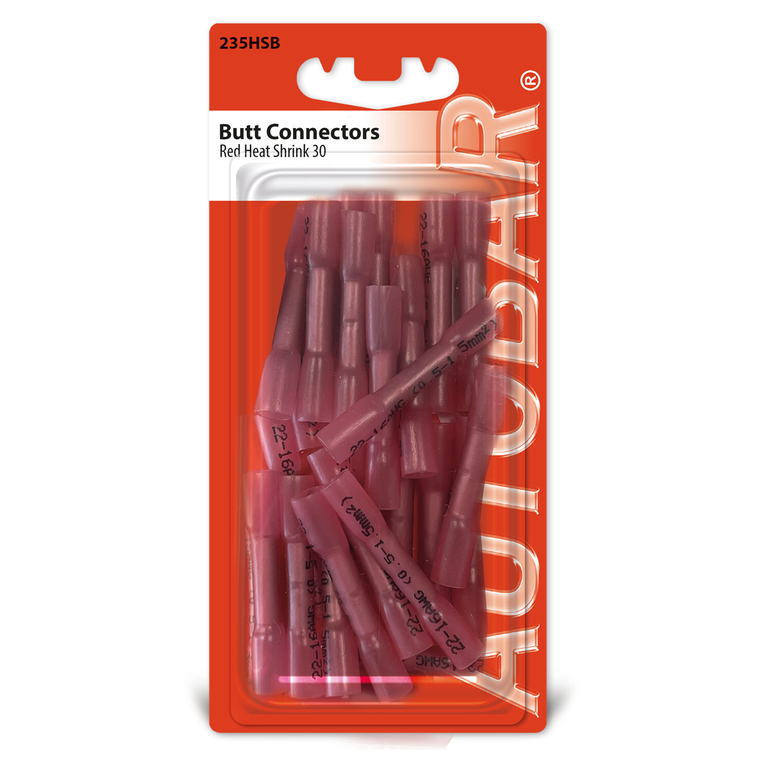 Pack of 30 Red Heat Shrink Butt Connectors Image