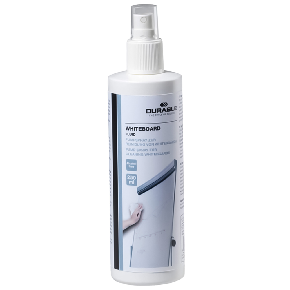Durable Streak-Free Whiteboard Cleaner and Restorer Spray Fluid 250ml Image 1