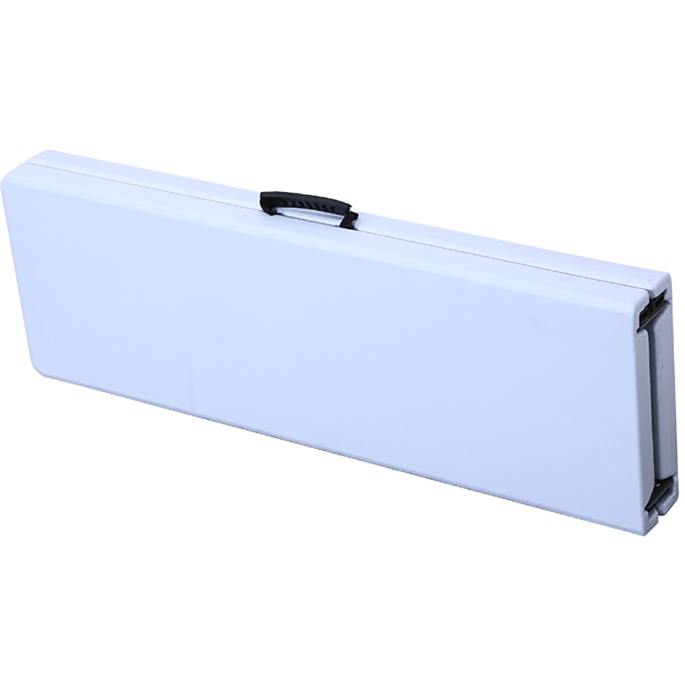 Neo Set of 2 White Plastic Folding Bench Image 4