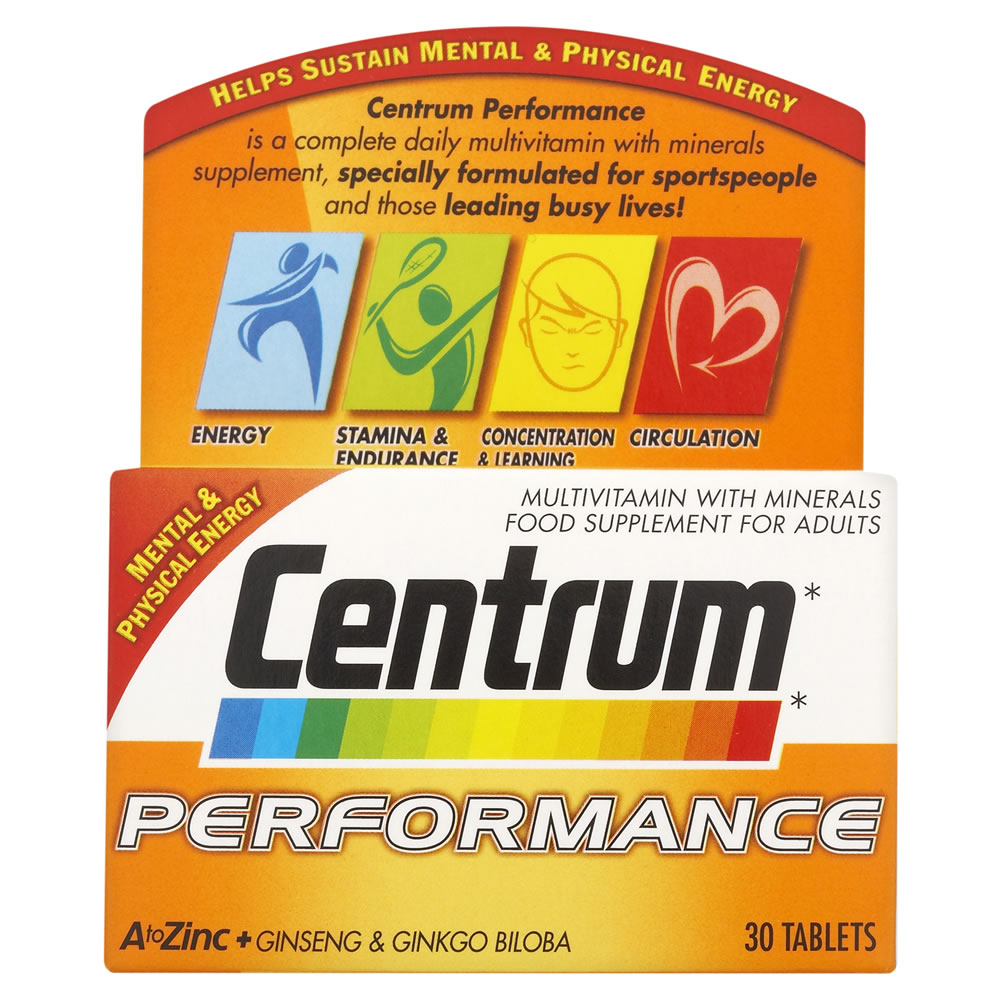 Centrium Performance Multivitamin Tablets 30 pack Image