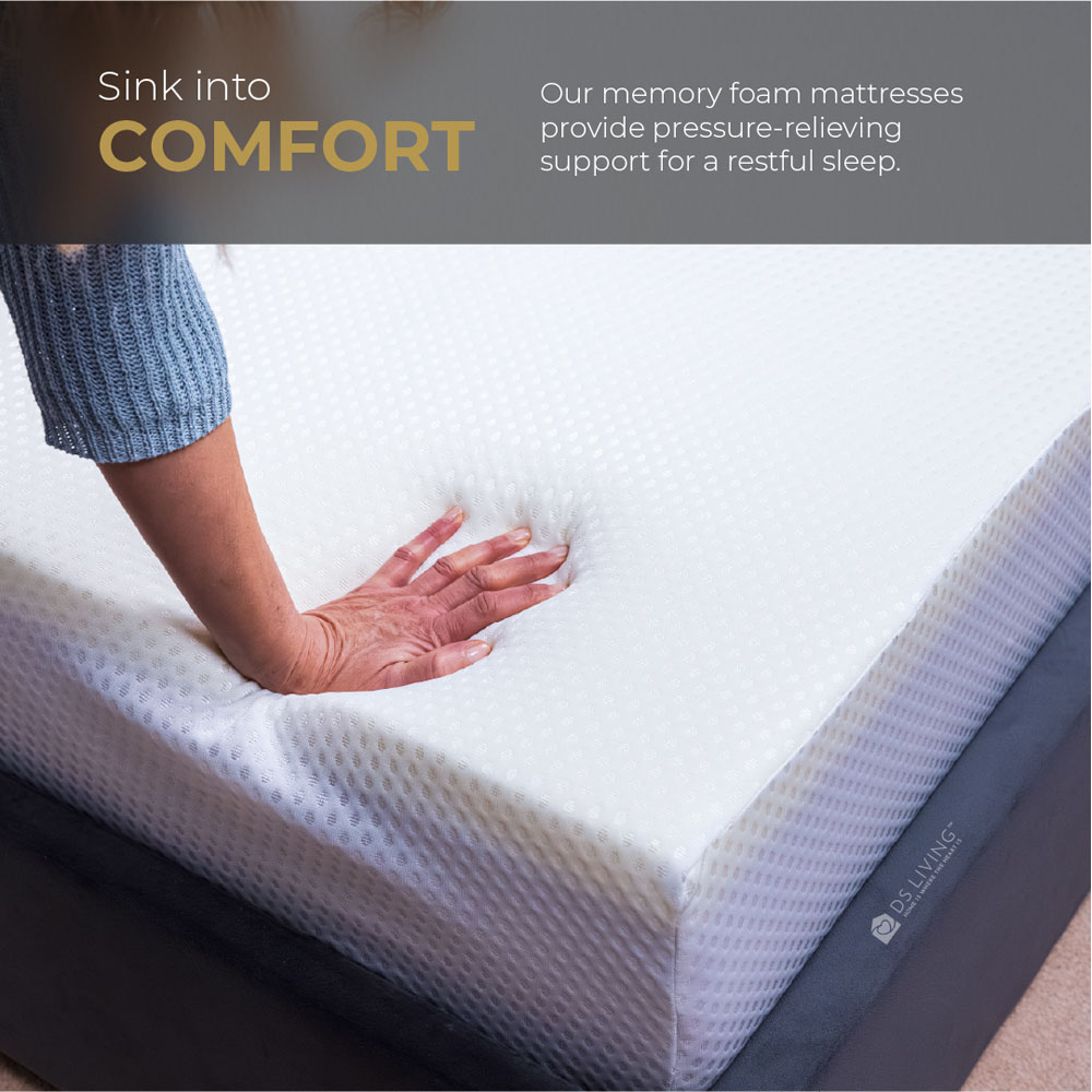 DS Living PureDream King Size Orthopaedic Memory Foam Mattress 6 inch Image 4