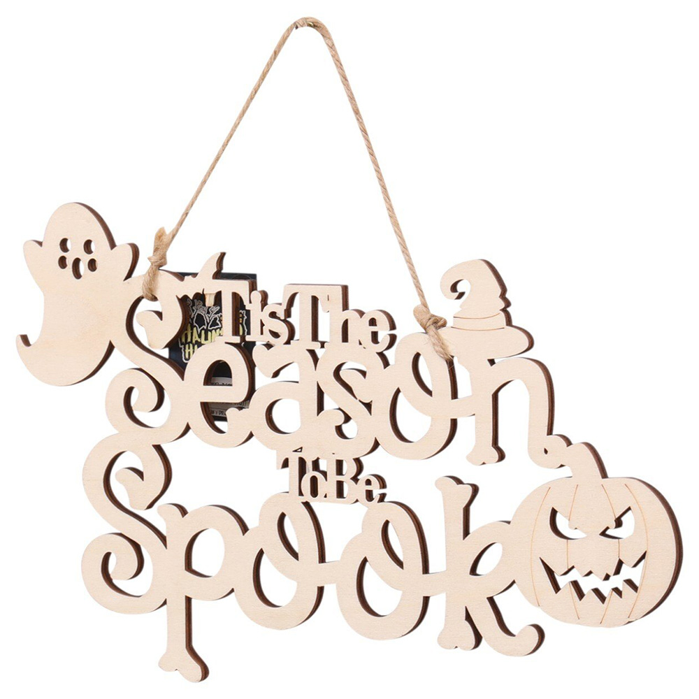 Decorate Your Own Spooky Woden Sign Natural Image 1