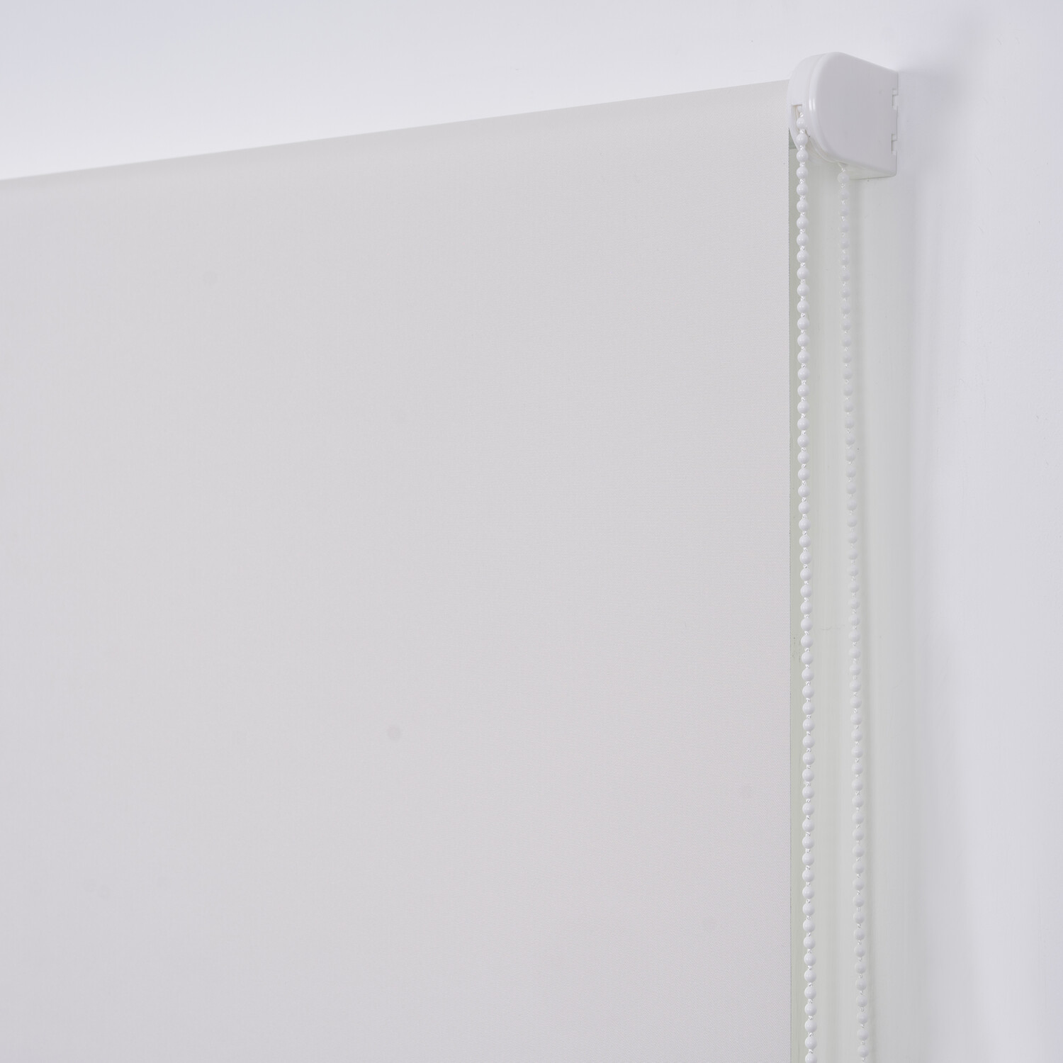 Plain Blackout Blinds Pearl White 60cm Image 3