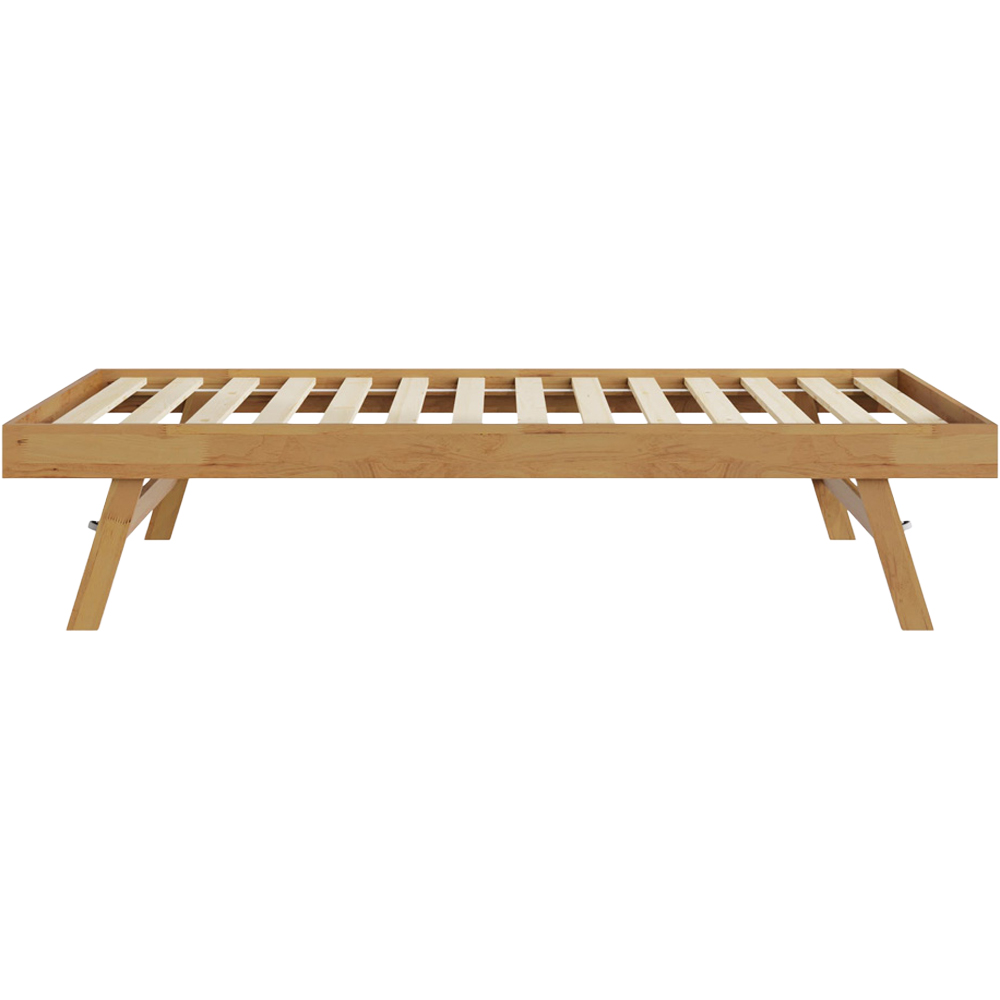 GFW Madrid Oak Wooden Trundle Day Bed Image 3