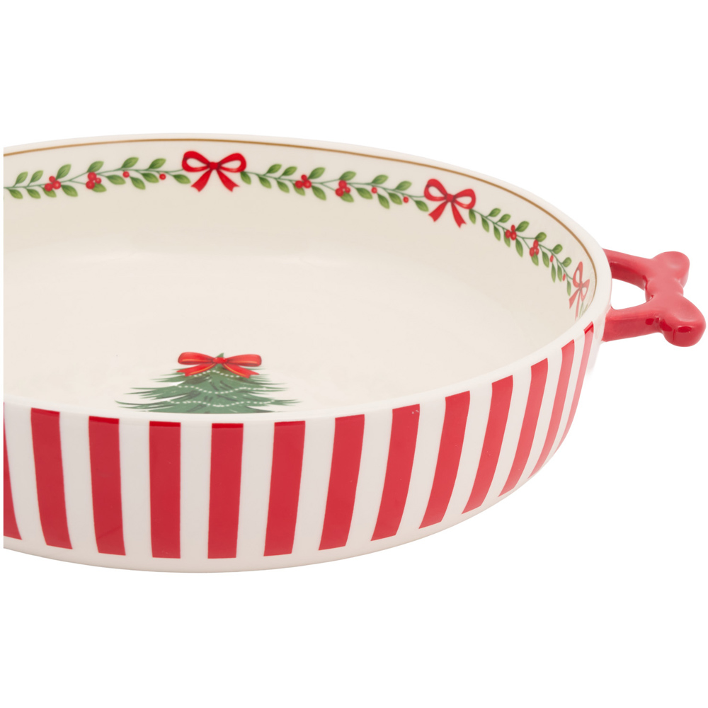 Christmas Print Serving Dish Image 2