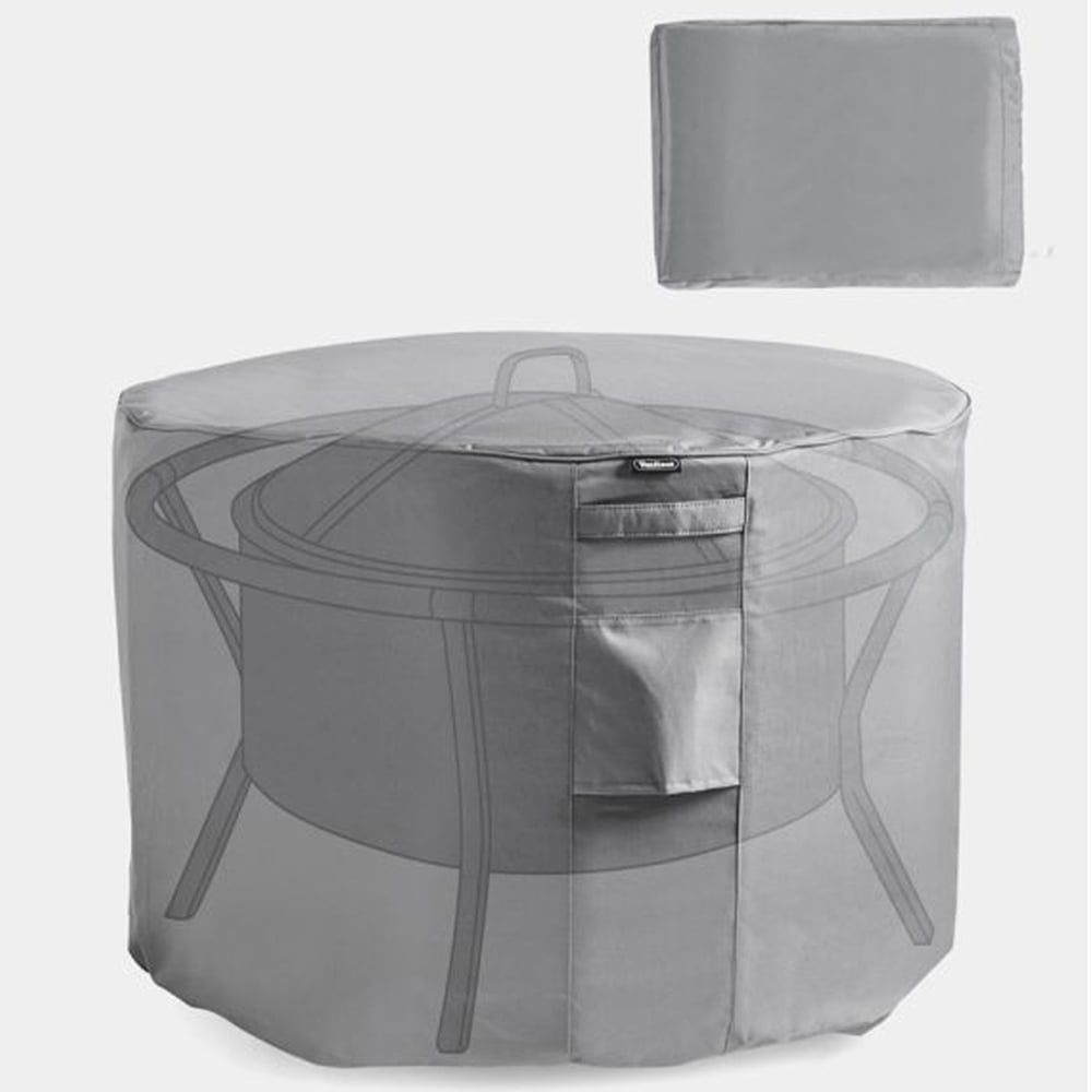 VonHaus Round Fire Pit Cover Image 2