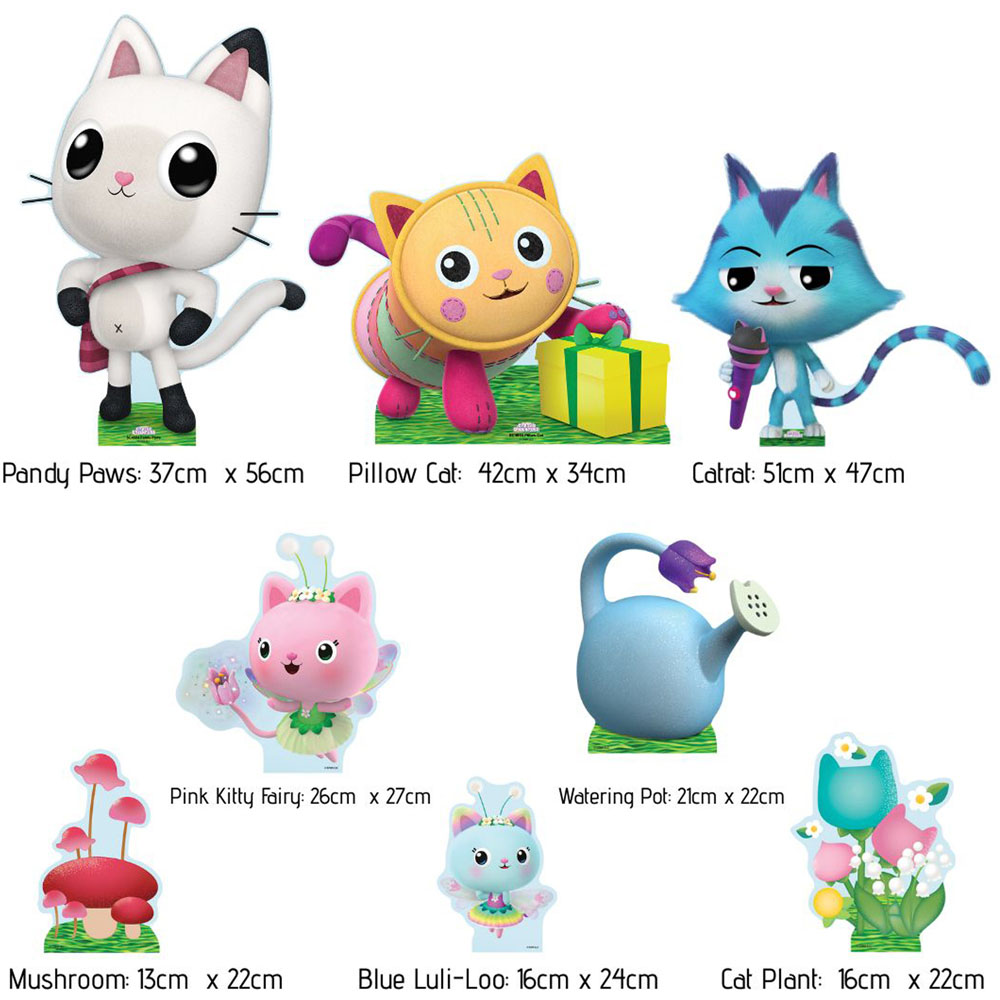 Star Cutouts Pandy Paws Cat Rat Pillow Cat Cardboard Cutout Multi Pack Image 8