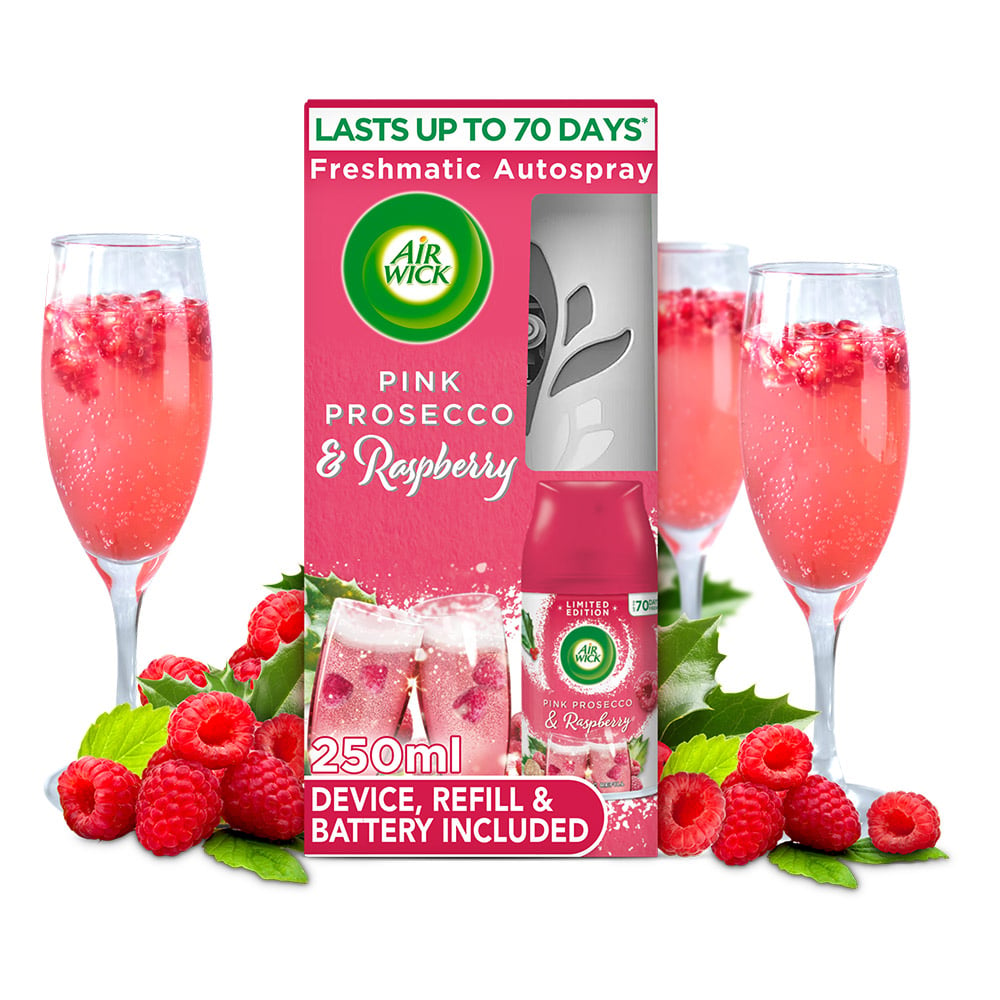 Air Wick Pink Prosecco and Raspberry Freshmatic Autospray Kit Image 3