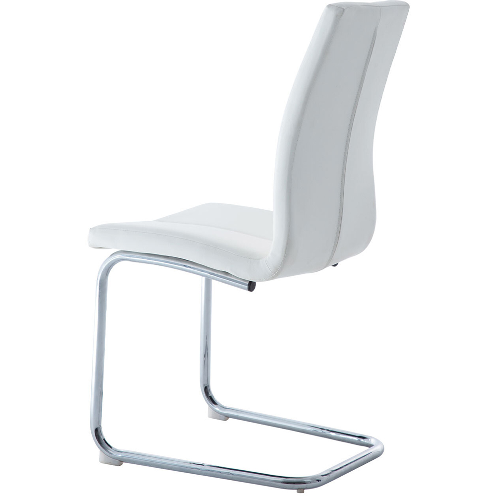 Pair of Arendelle Swing Leg Chairs - White Image 5