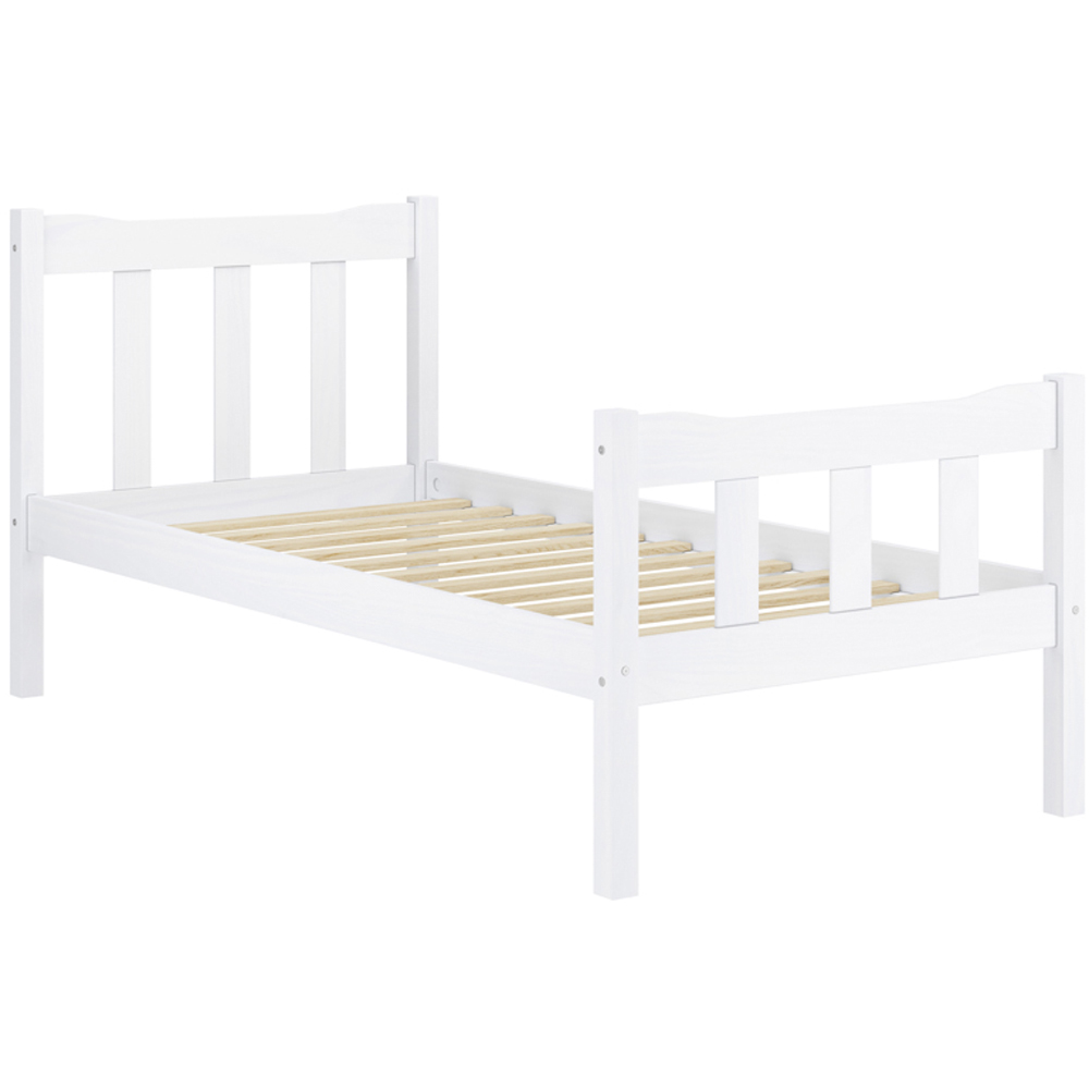 Havana Single White Bed Frame Image 2