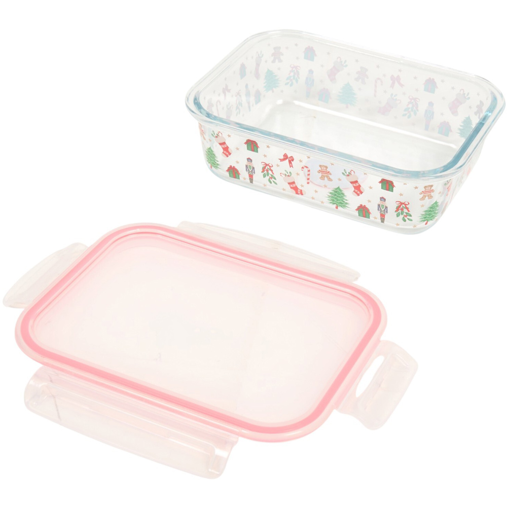 Christmas Glass Lunch Box Image 7