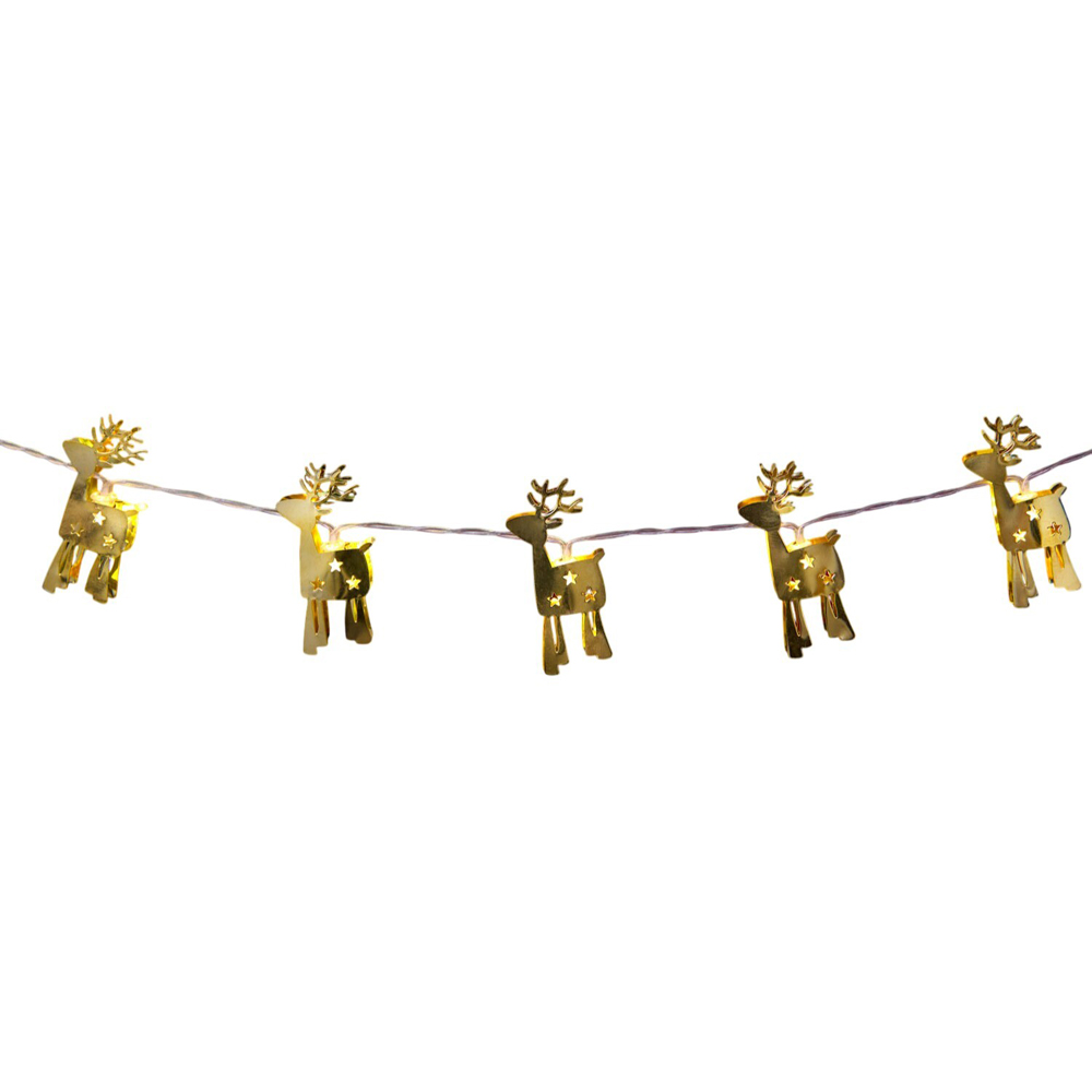 10 LED Christmas Character String Lights Image 5