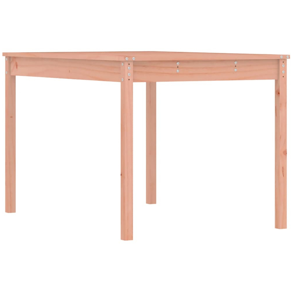 vidaXL 4 Seater Solid Douglas Wood Garden Dining Table Natural Image 2