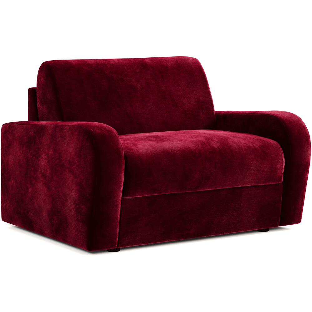 Jay-Be Deco Luxe Velvet Shiraz Snuggler Sofa Bed with e-Sprung Mattress Image 2