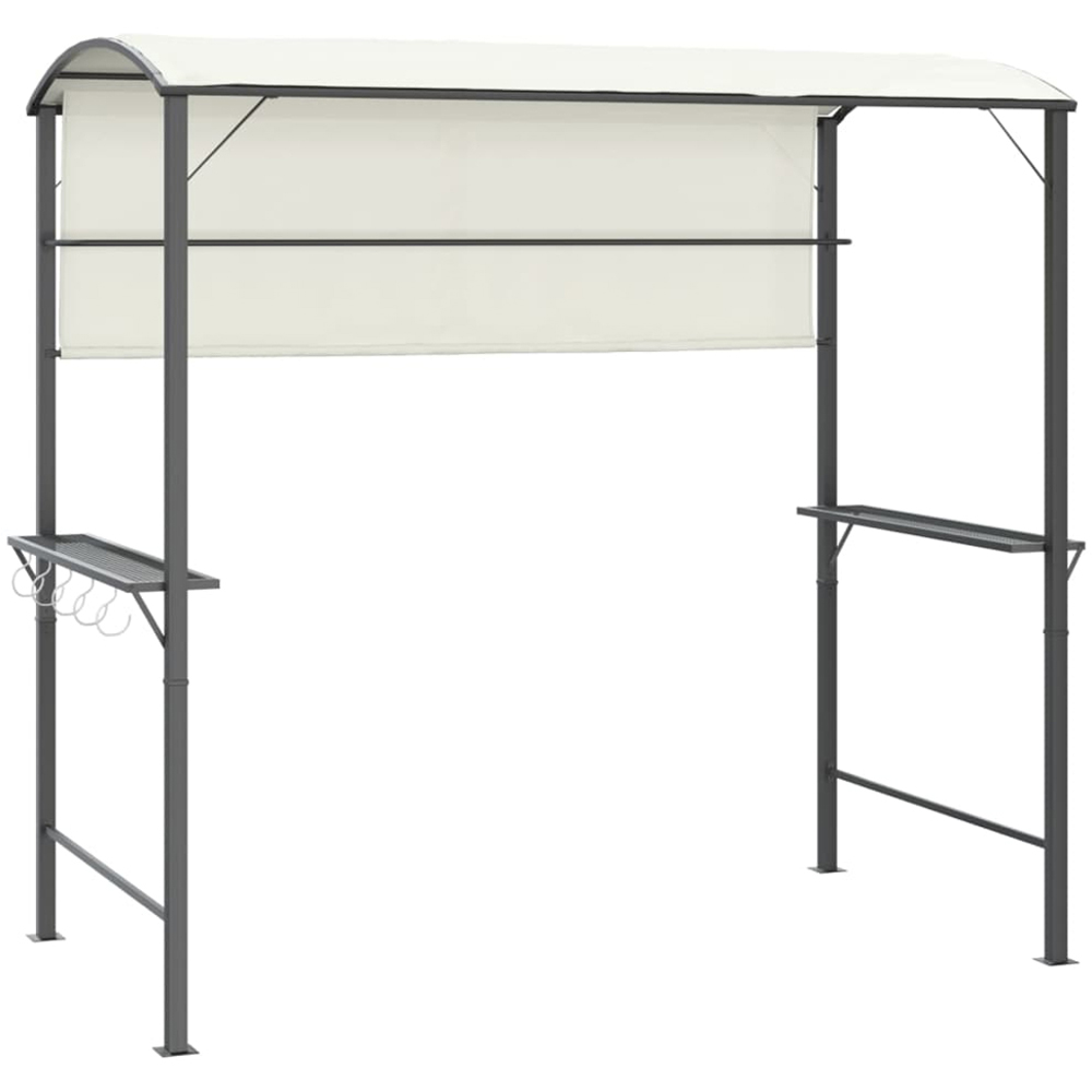 vidaXL 2 x 2m Cream Gazebo with Roof Image 2