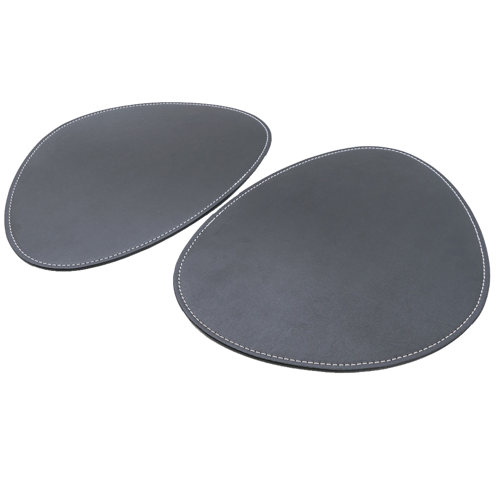 Candlelight Faux Leather Placemats 2 Pack Image 1