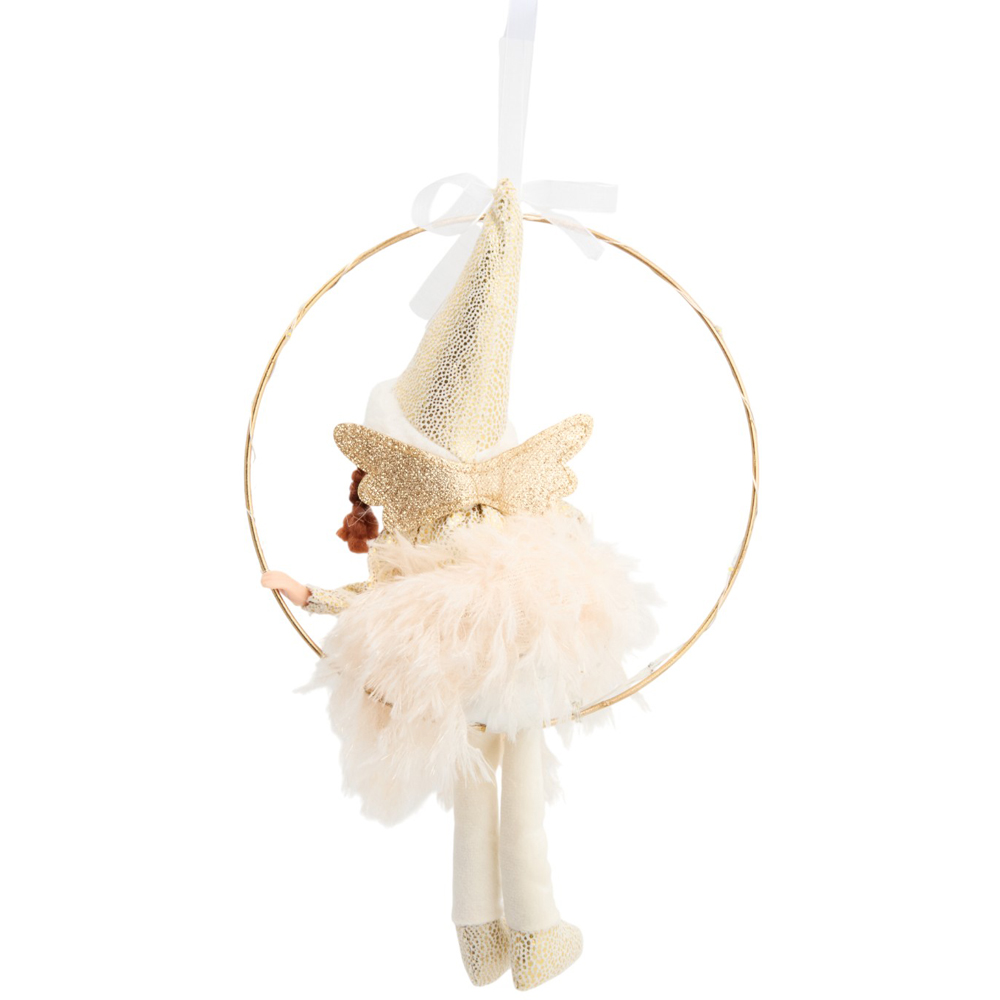 LED Hoop Sitting Fairy - Neutral Image 7