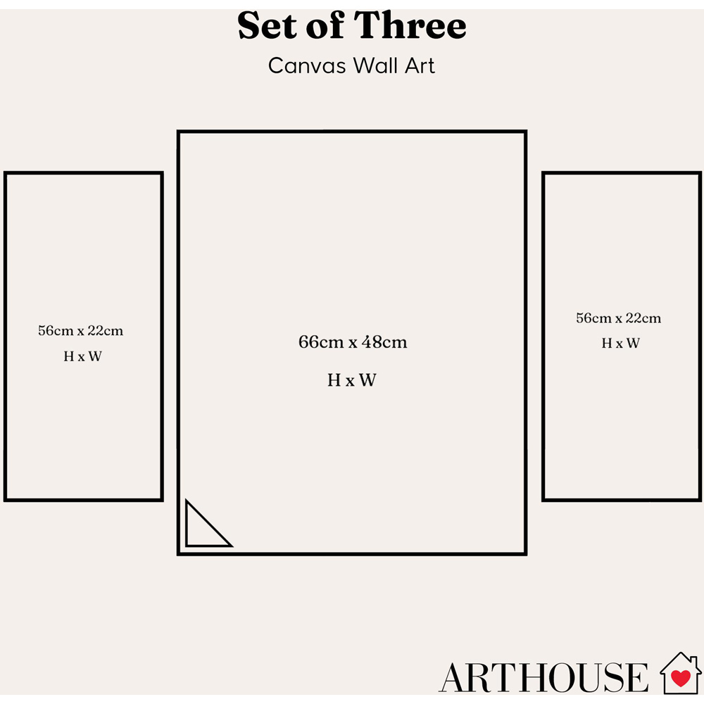 Arthouse 3-in-1 Damask Canvas Set Image 5