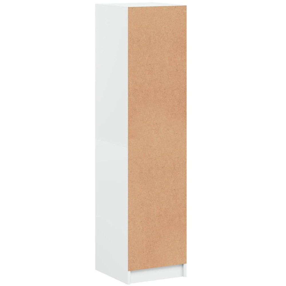 vidaXL 2 Door White Tall Highboard Image 6