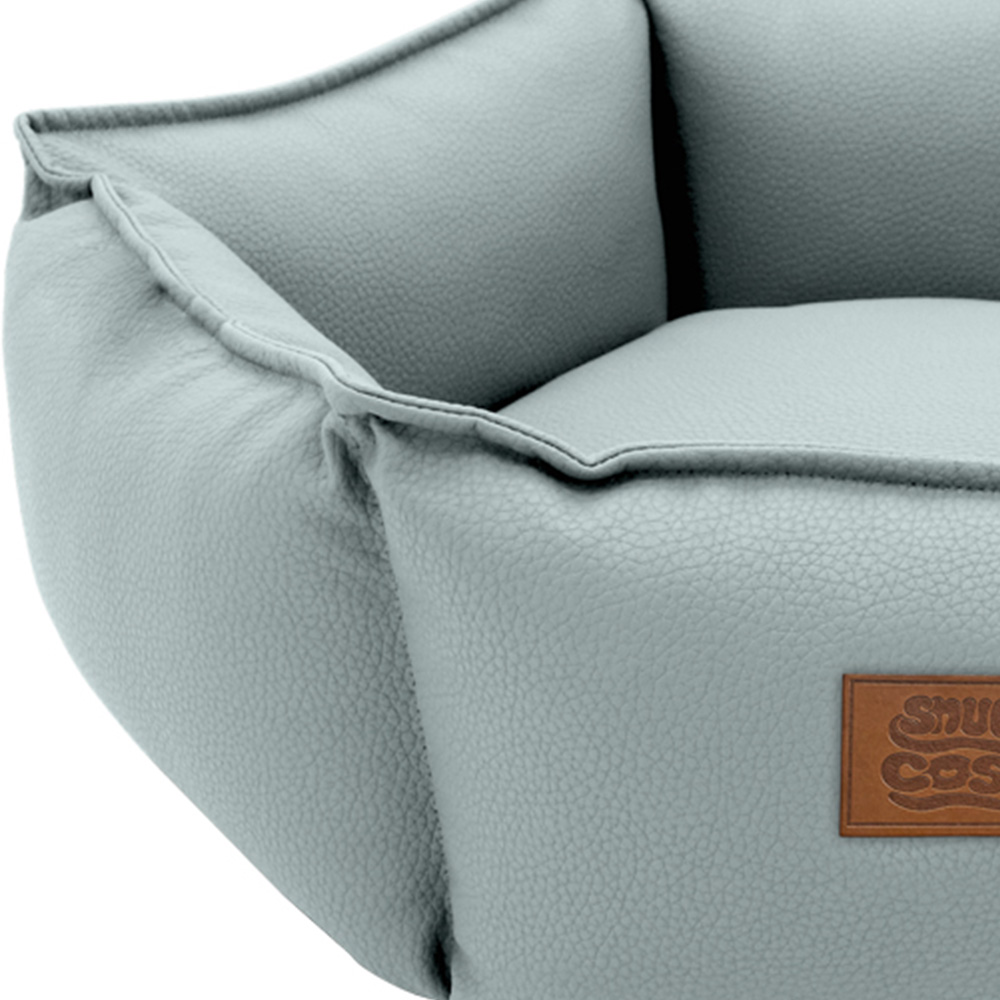Snug & Cosy Monza Medium Hexagon Blue Dog Bed Image 2
