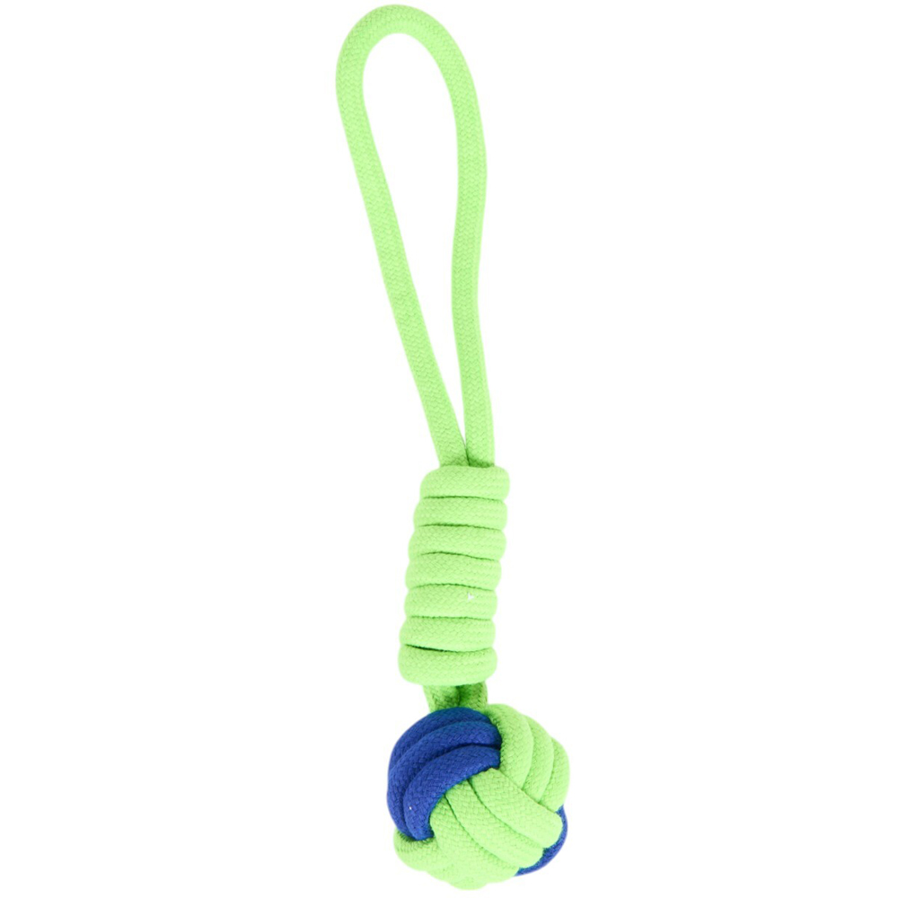 Rope Dumbbell Dog Toy Multicolour Image 6