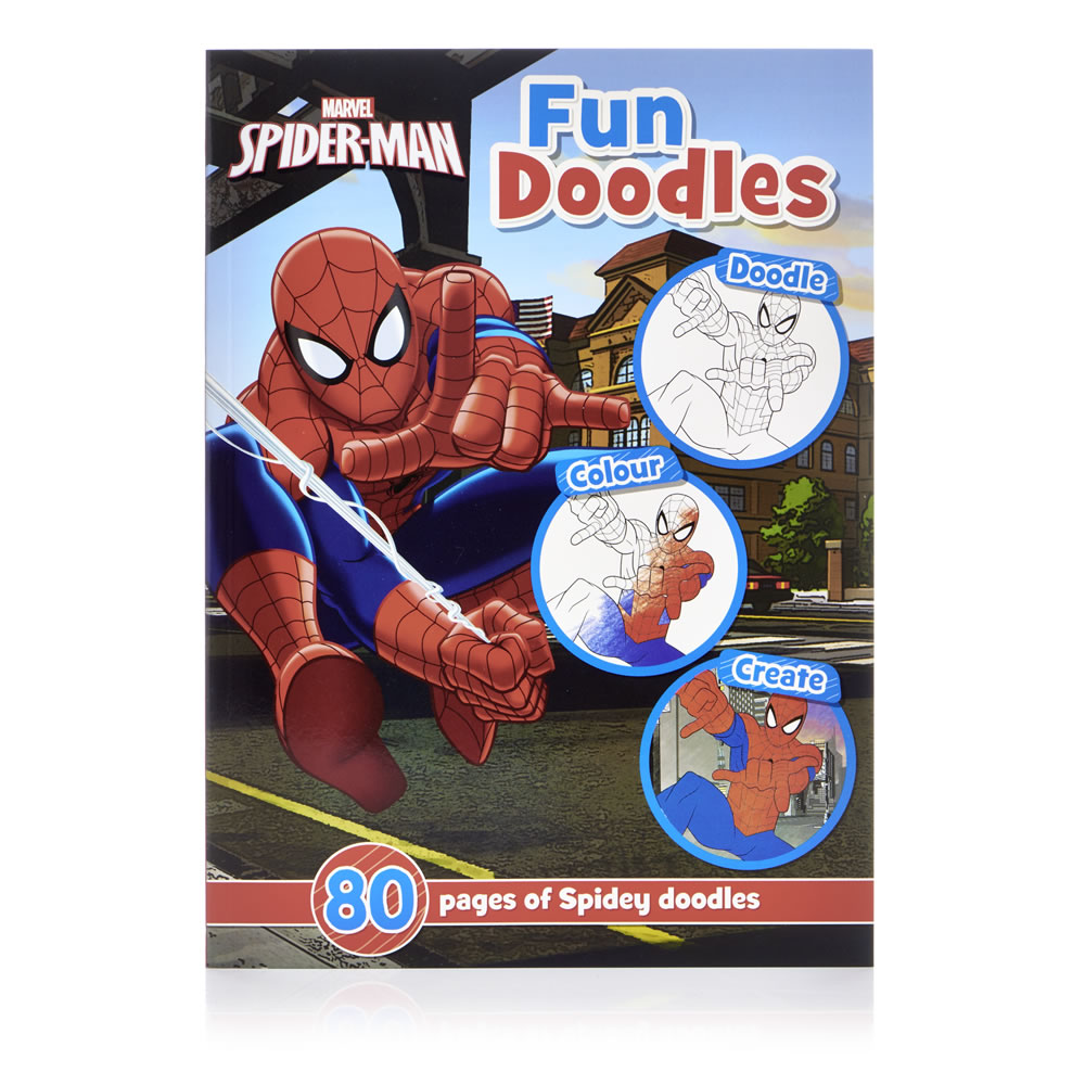 Marvel Spider-Man Fun Doodles Activity Book Image