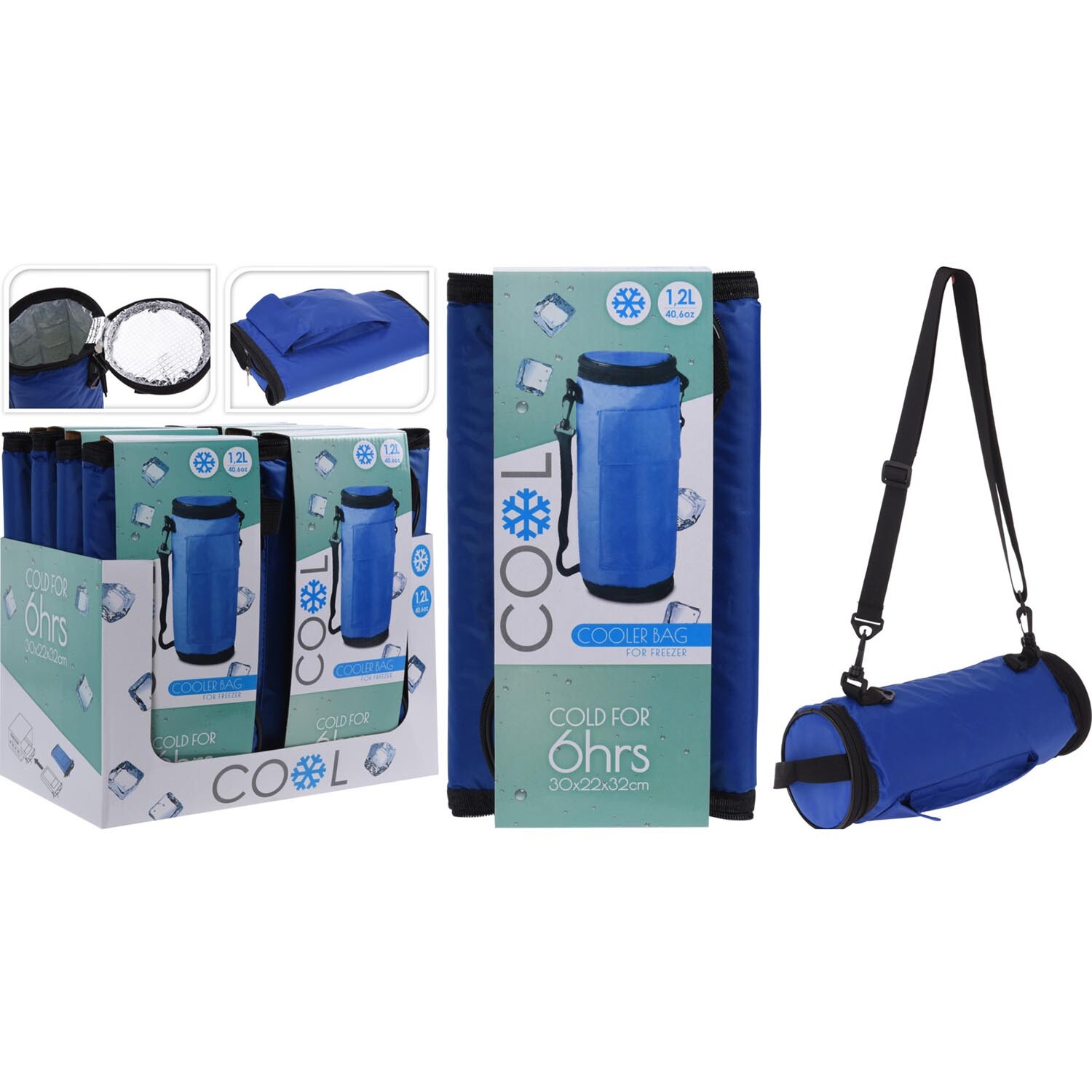 Cooler Bag for Bottle - Blue Image