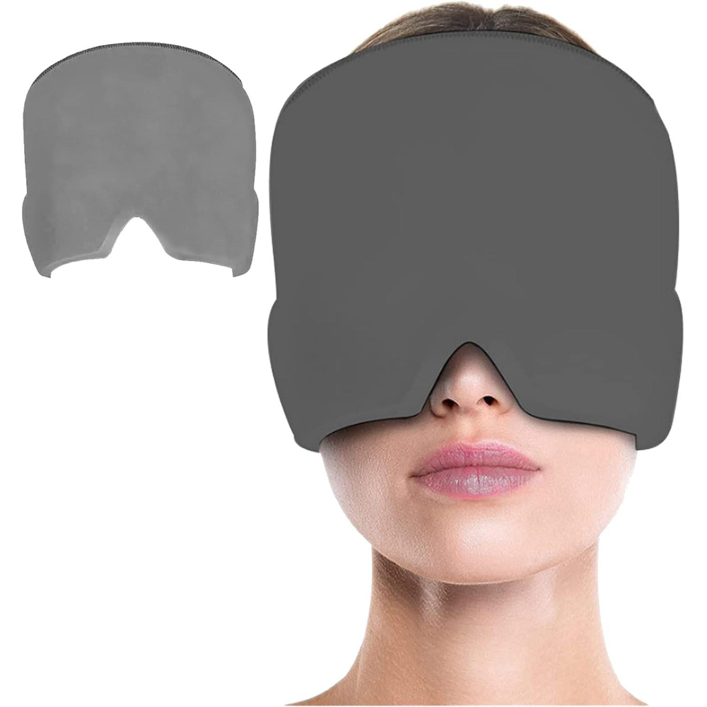 Dyzi Reusable Ice Pack Migraine and Stress Relief Head Wrap Image 3