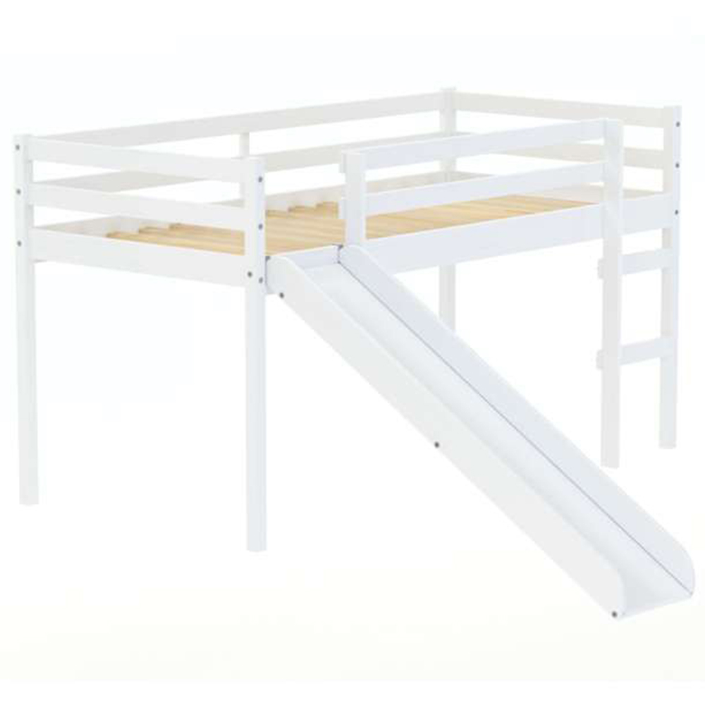 Frankie Single White Midi Sleeper with Slide Image 3