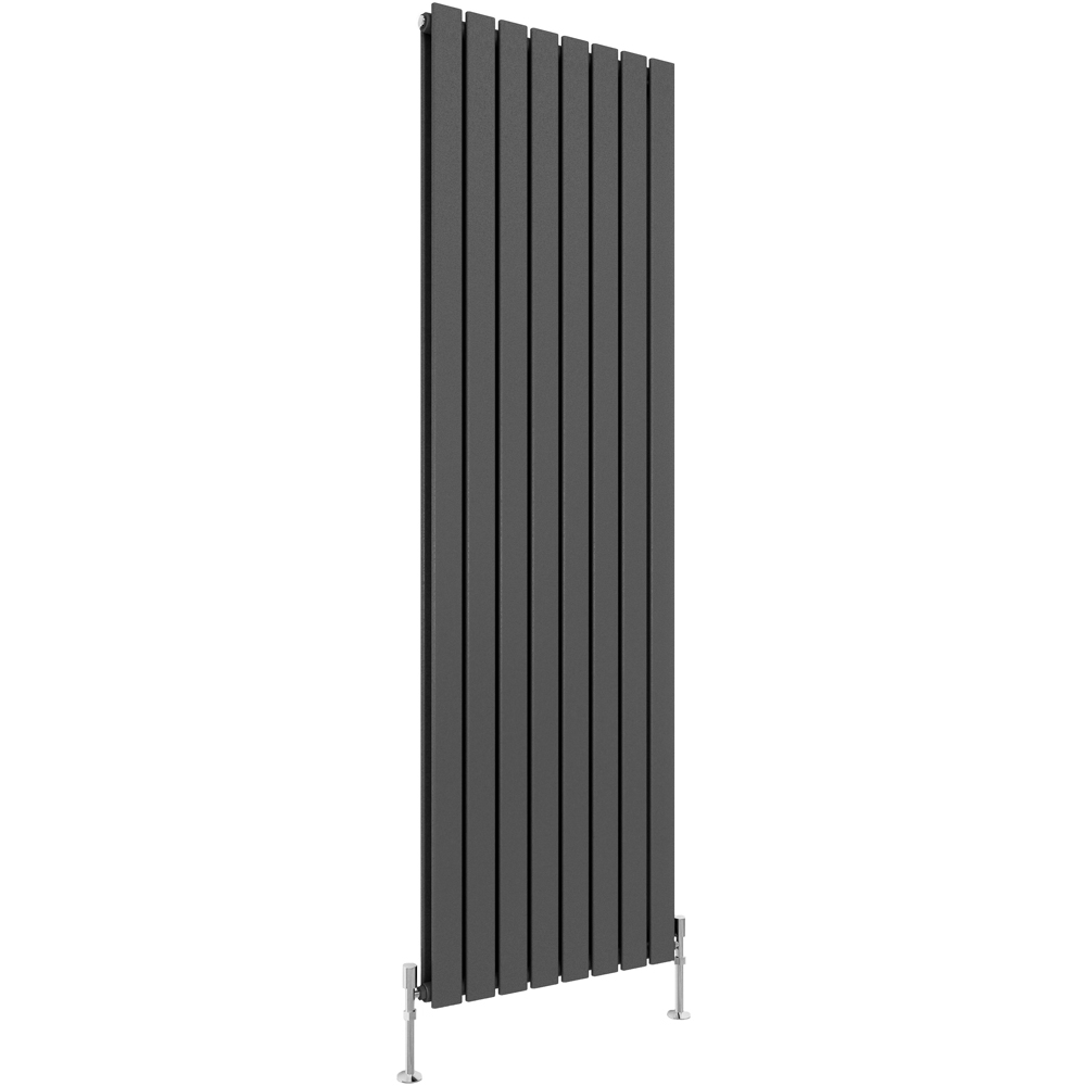 Stech Homes 6421 BTU Anthracite Double Panel Vertical Flat Radiator 1800 x 544mm Image 1