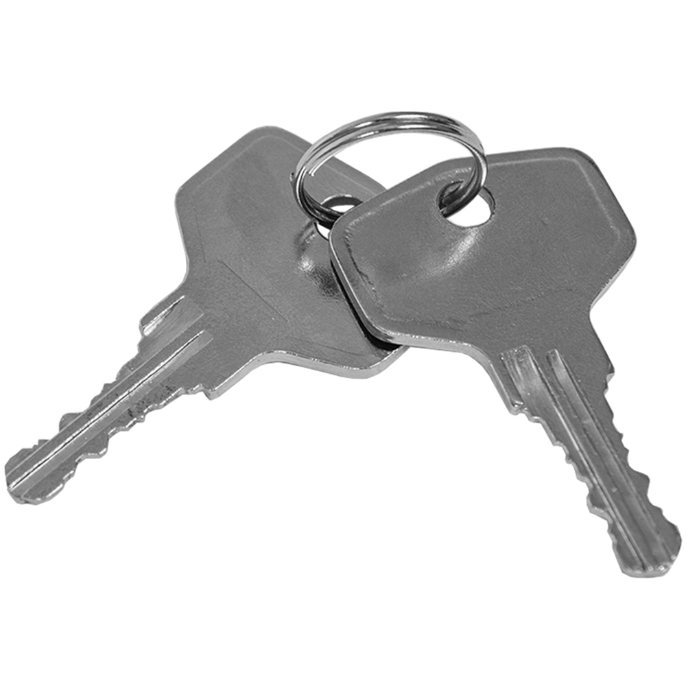tectake Silver Lockable Window Handle 4 Pack Image 3