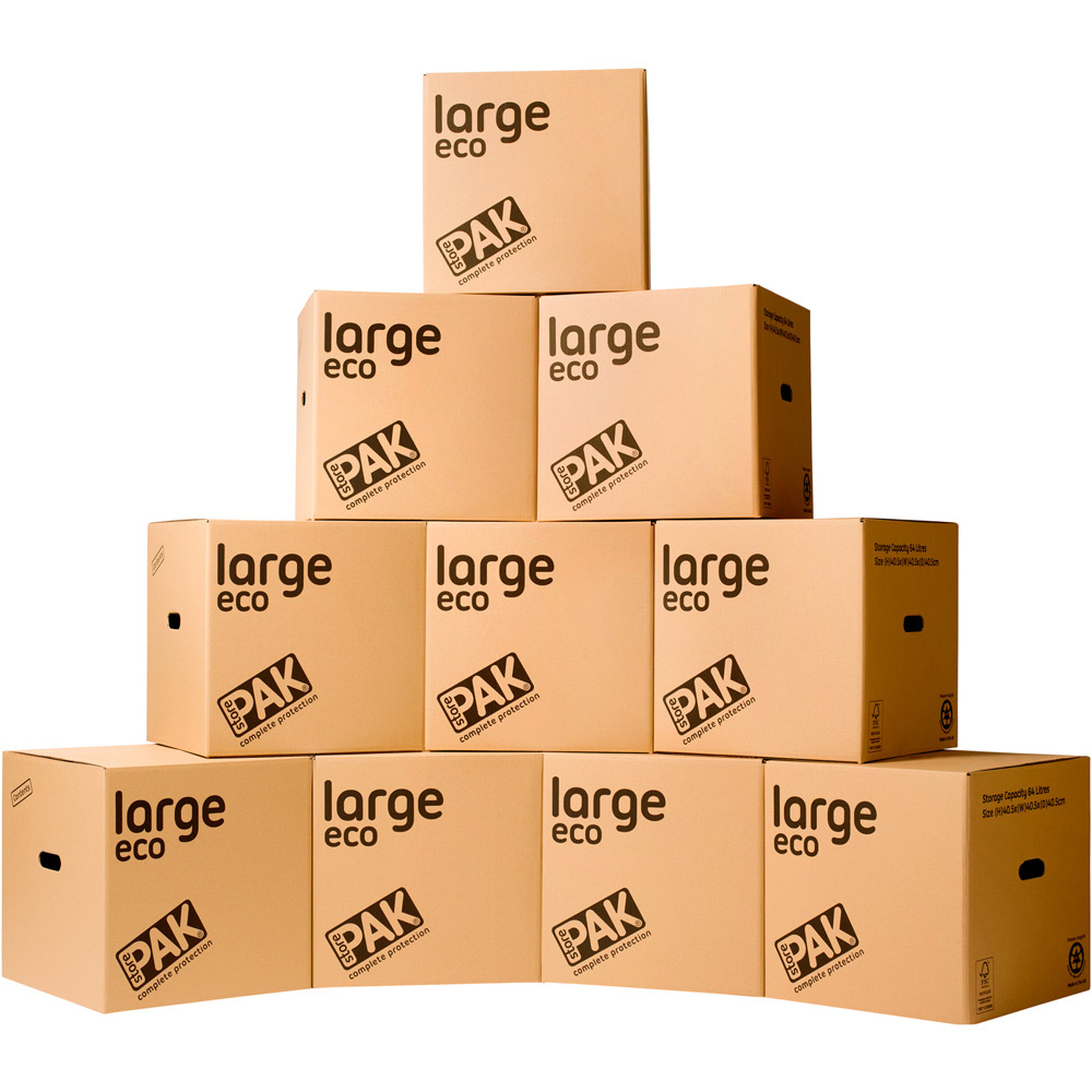 StorePAK Eco Storage Box Large 10 Pack Image 1