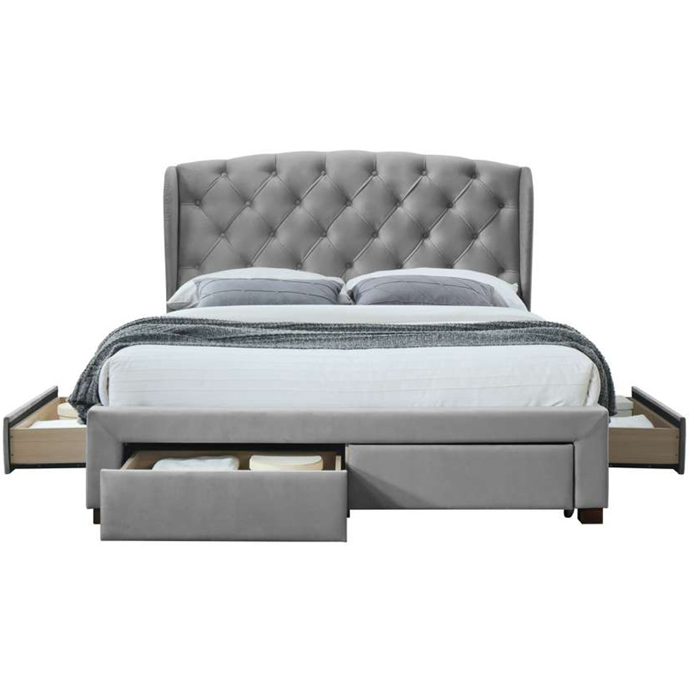 Hope King Size Grey Bed Frame Image 5