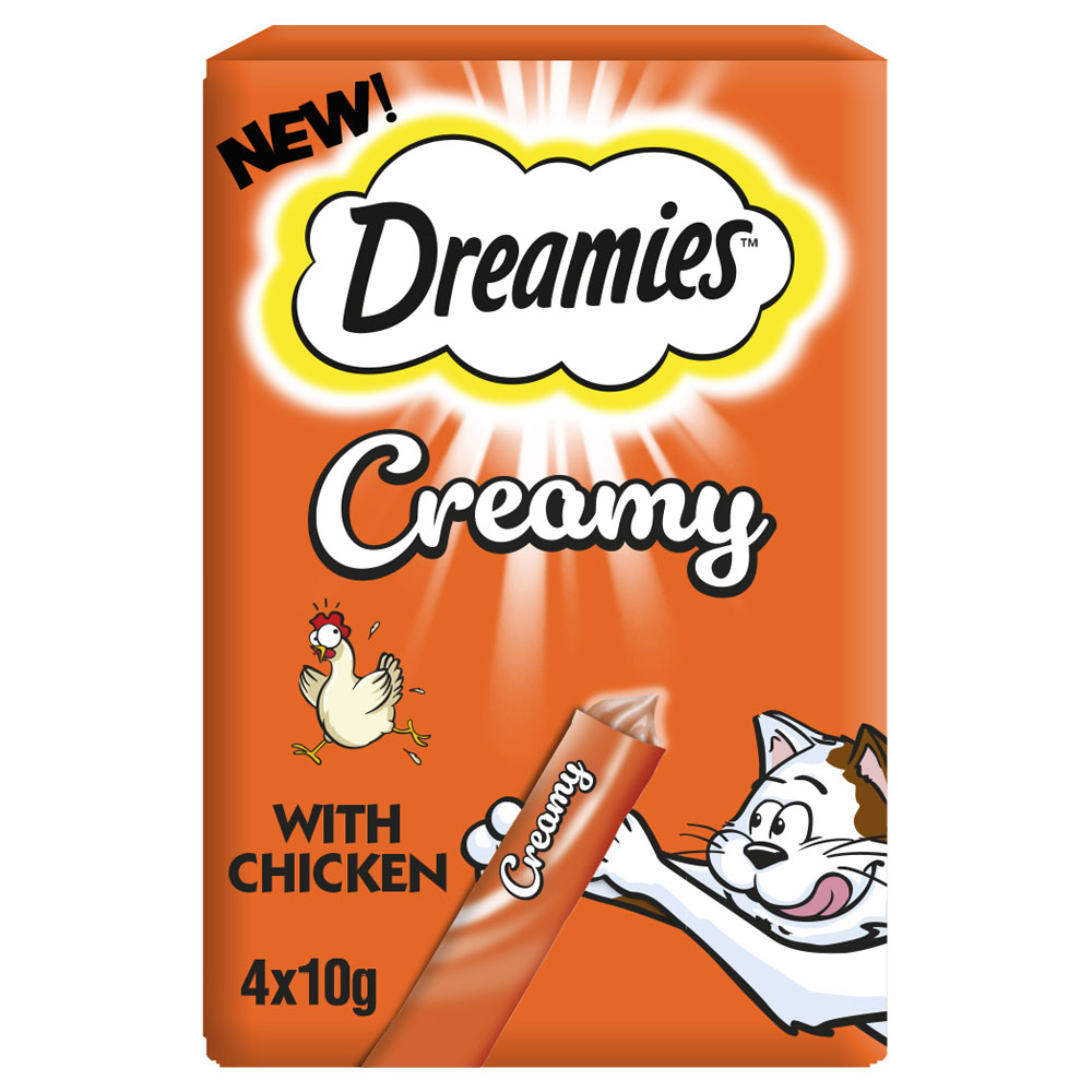 Dreamies Cat Treats with Chicken 40g Image 2