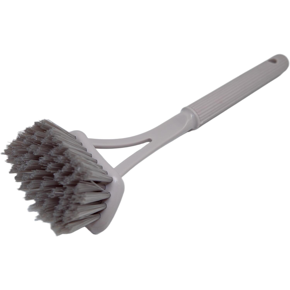 Ribbed Dish Brush Grey Image 2