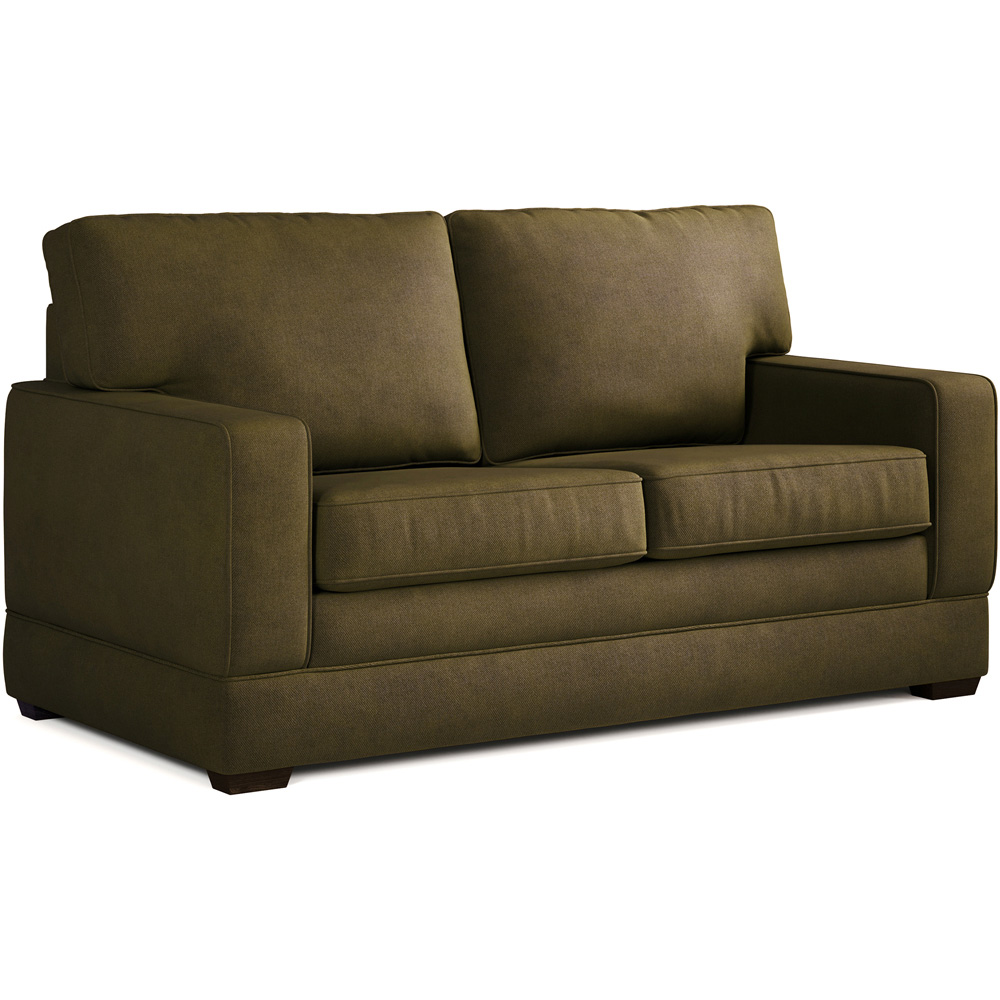 Jay-Be Urban 2 Seater Brushed Twill Hunter Sofa Bed with e-Pocket Mattress Image 2