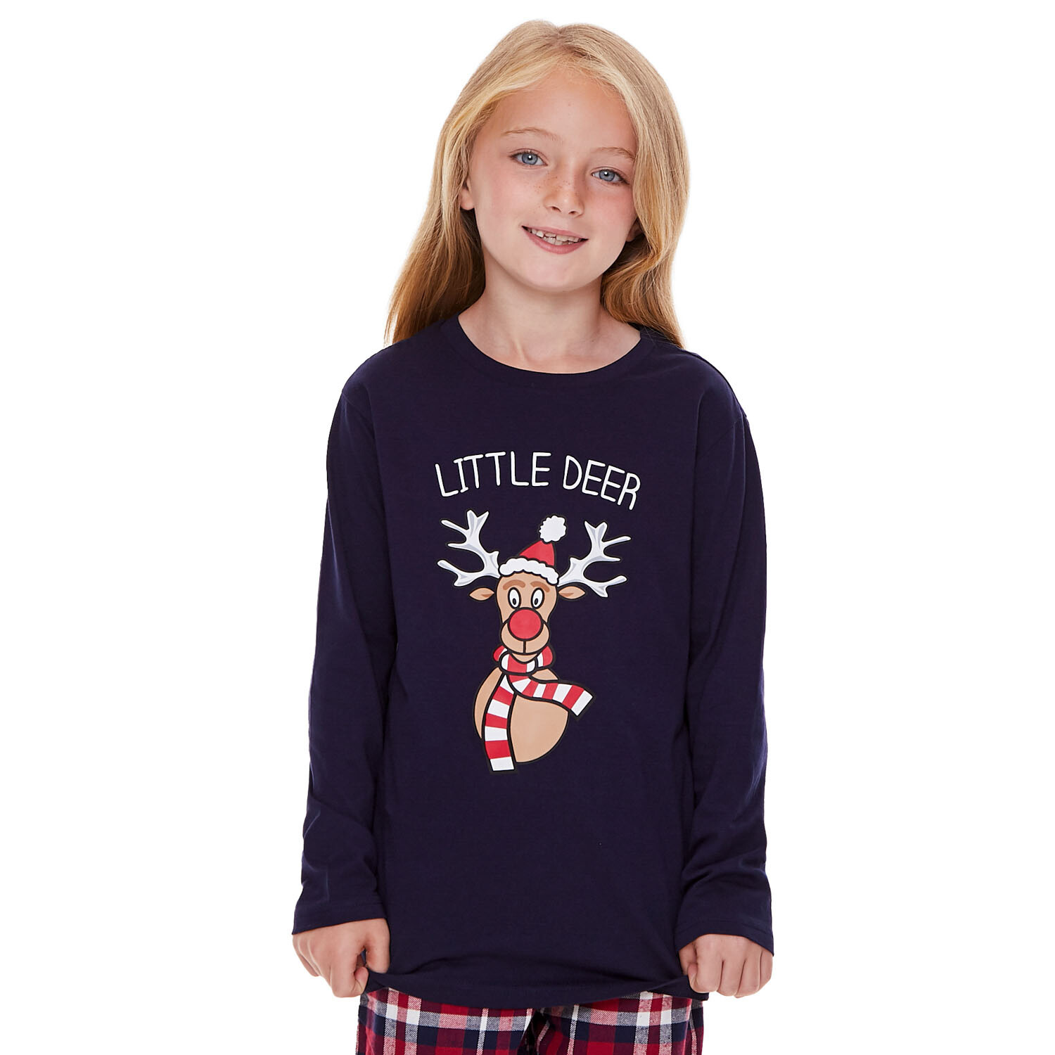 Kids Deer Loungewear Set - Navy / 6 - 8 Image 2