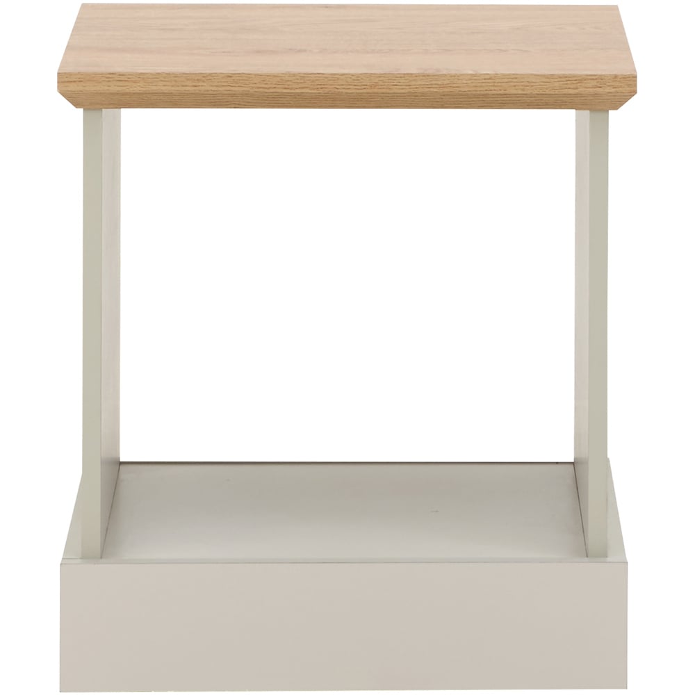 GFW Kendal Grey Lamp Table Image 2