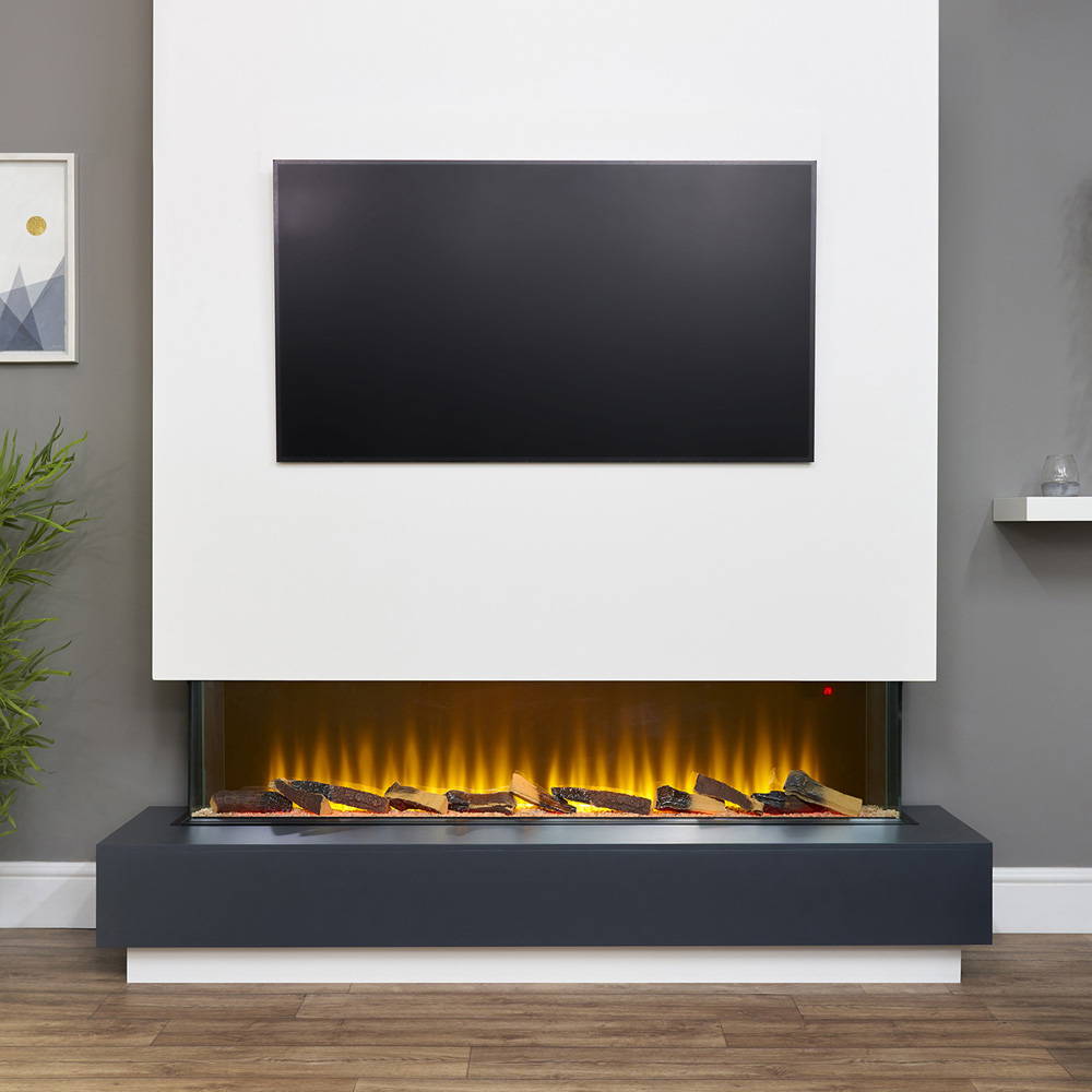 Adam Sahara Panoramic Media Wall Electric Fireplace 61 inch Image 2