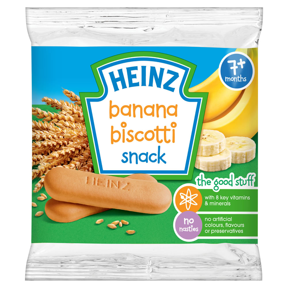 Heinz Banana Baby Biscotti 60g Image