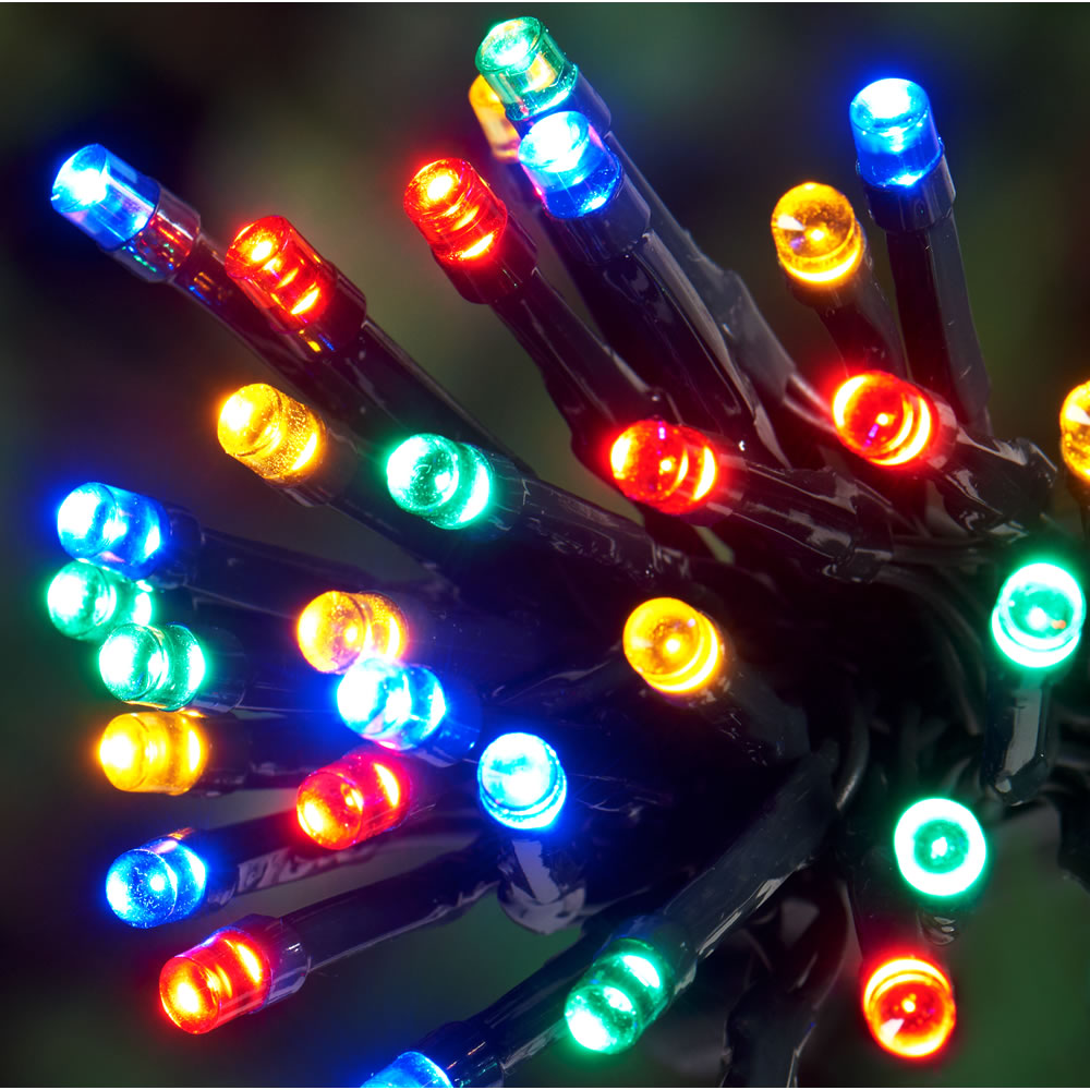 Wilko 200 Multicolour LED Solar Lights Image