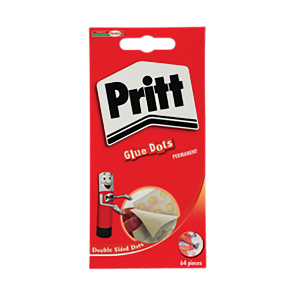 Pritt 64 Pack Double Sided Glue Dots Image 1