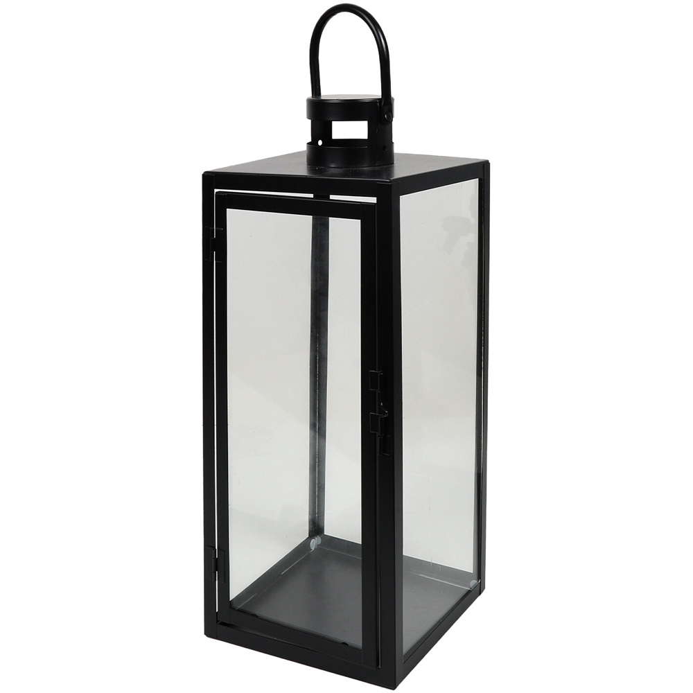 Black Matte Lantern Image 1