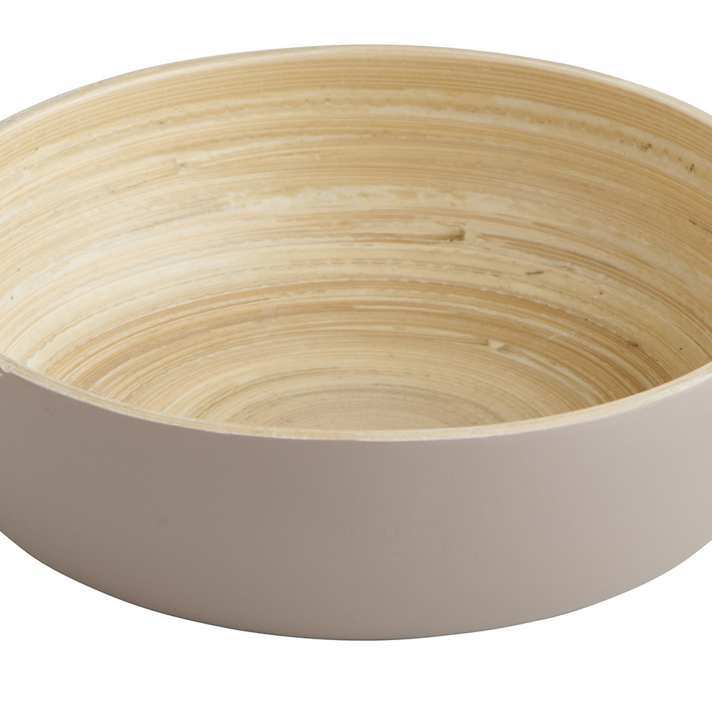 Single Wilko Coloured Bamboo Trinket Dish in Assorted styles Image 5