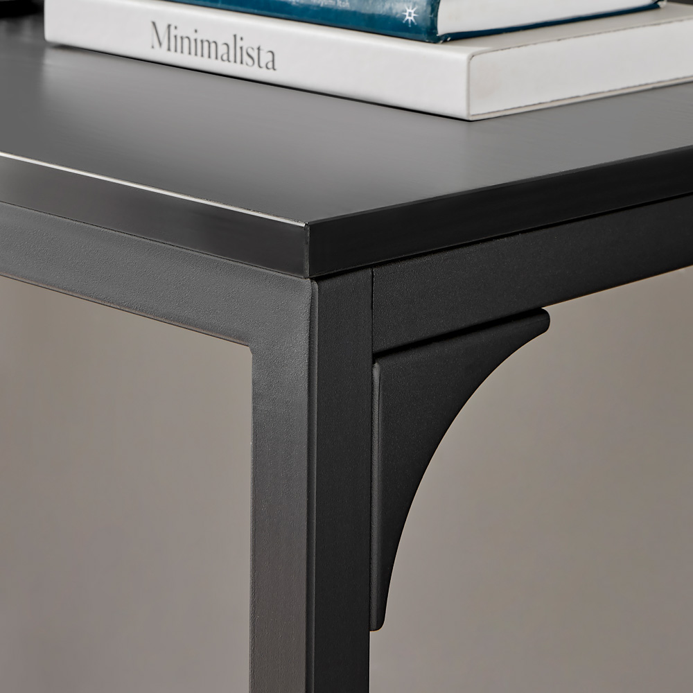 Furniturebox Cedric Desk Black Image 3