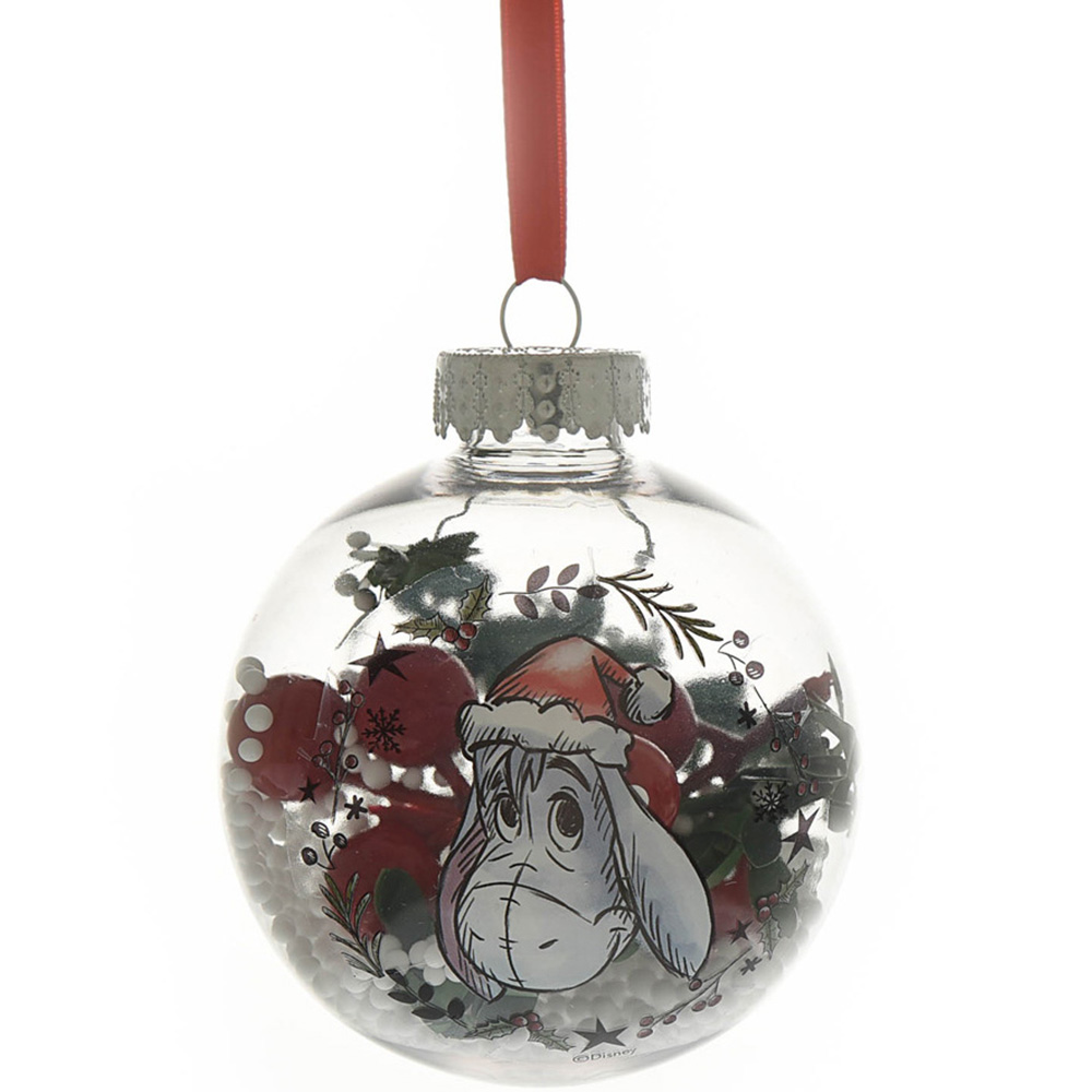 Disney Winnie the Pooh Clear Baubles 4 Pack Image 5