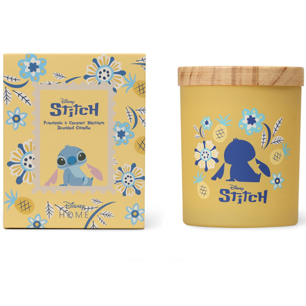 Disney Stitch Pineapple and Coconut Blossom Scented Candle 195g Image 4