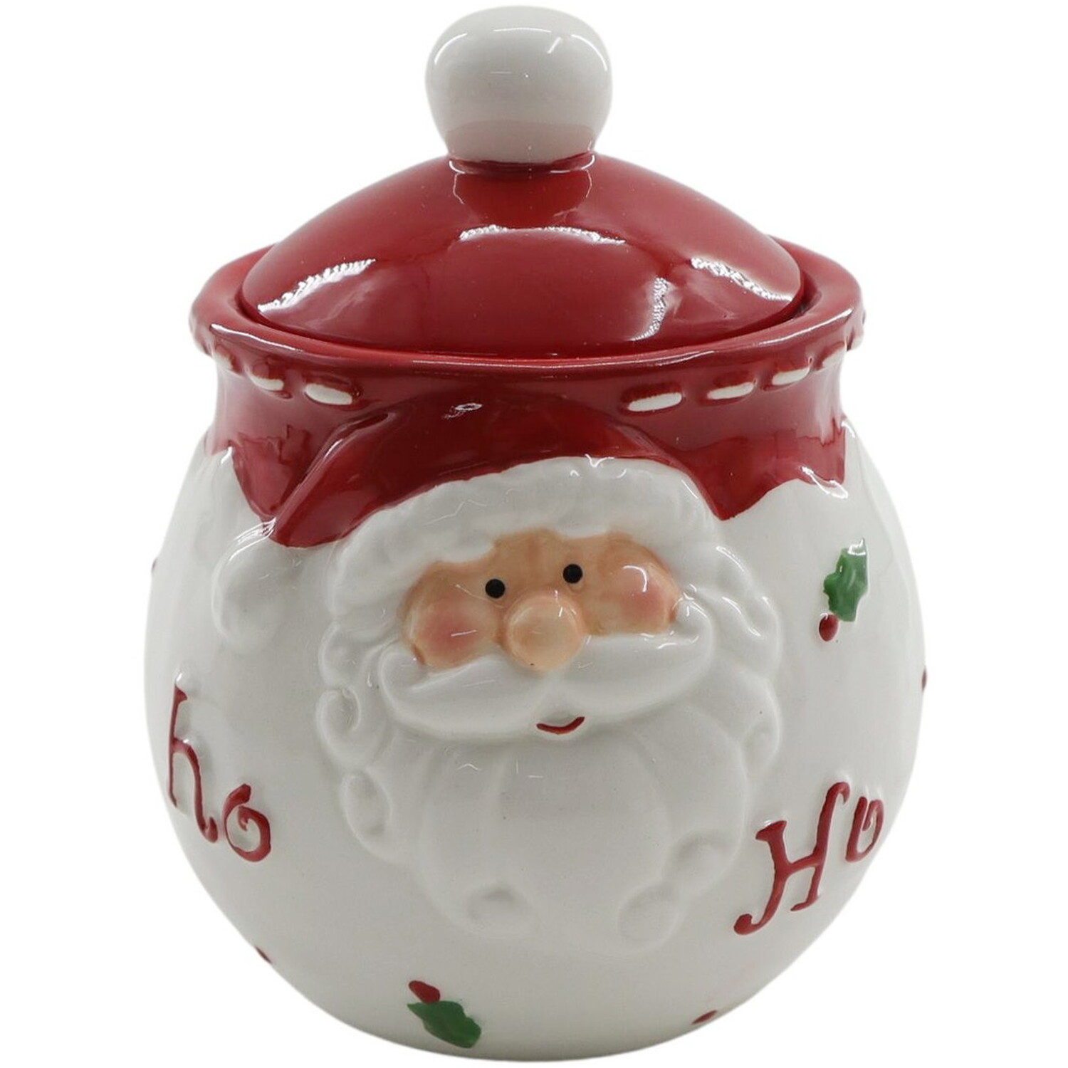 White Santa Jar Image