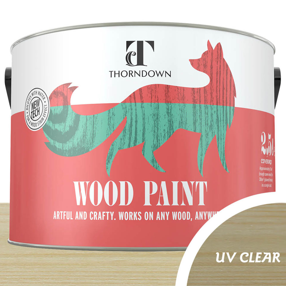 Thorndown UV Clear Satin Wood Paint 2.5L Image 3