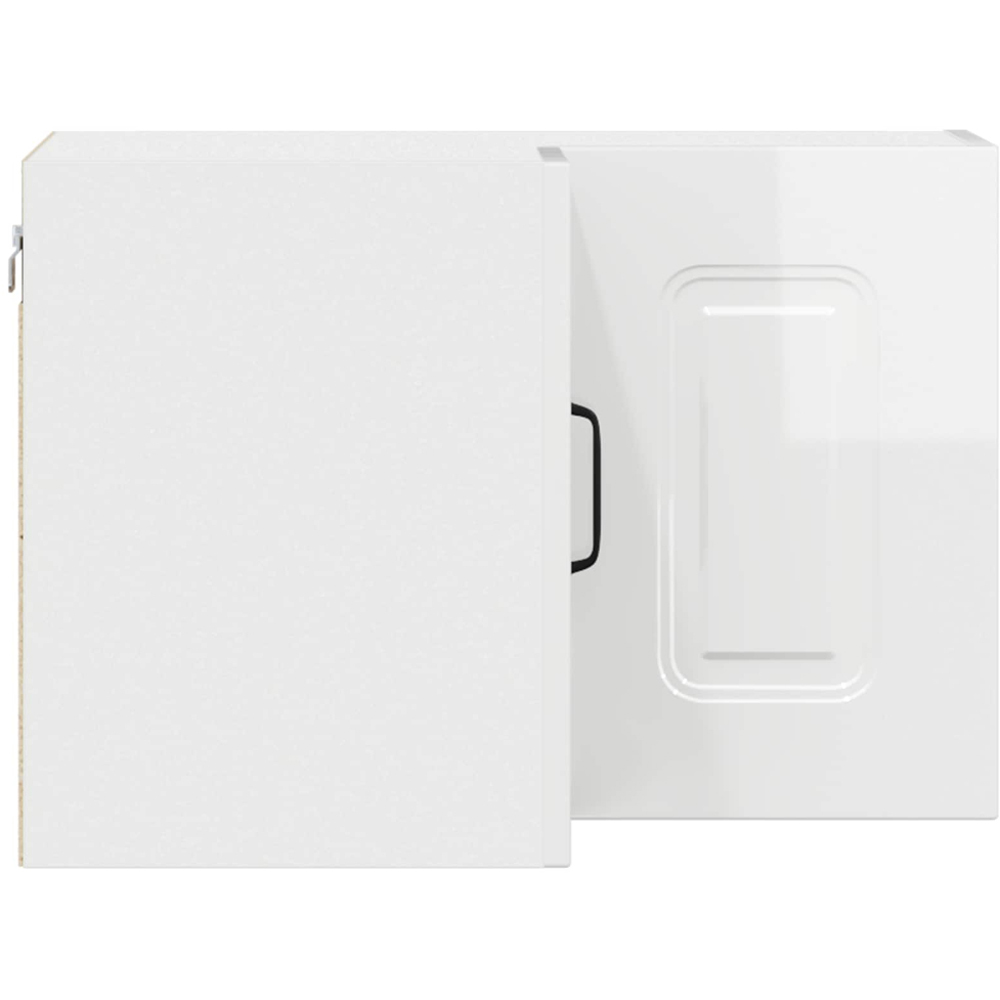 vidaXL Kalmar 2 Door High Gloss White Wall Kitchen Cabinet Image 7